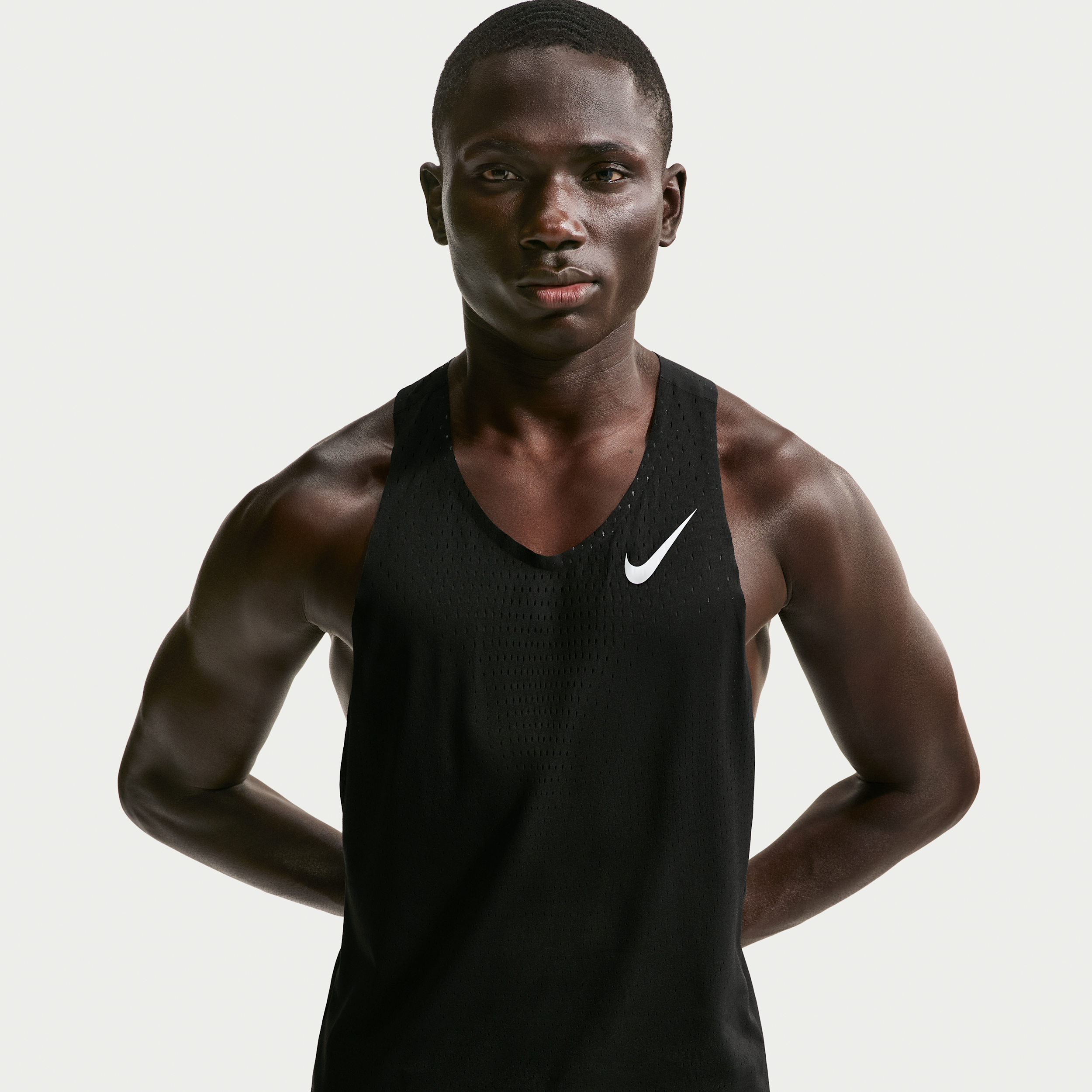 Thumbnail - Nike AeroSwift Dri-FIT-ADV-Lauf-Singlet für Herren - Schwarz