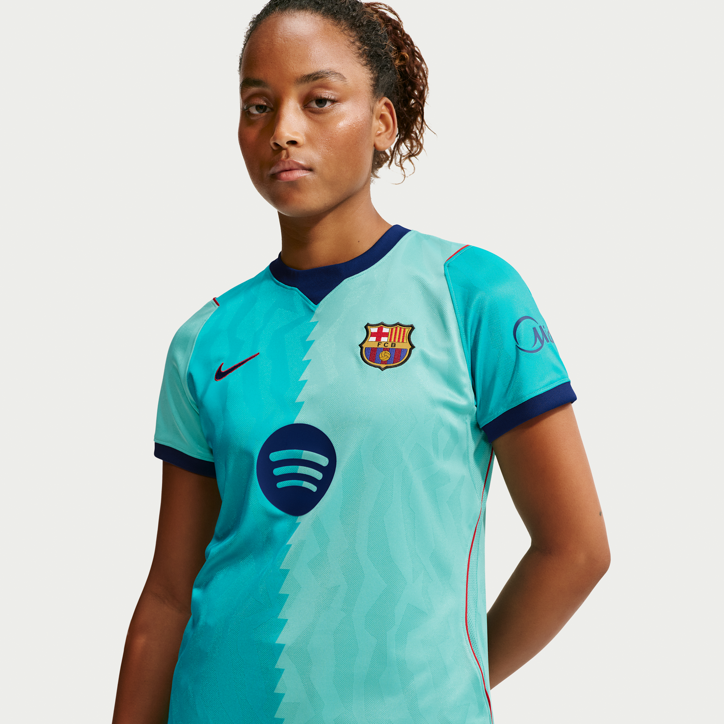 FC Barcelona 2026/27 Stadium Third Nike Dri-FIT Replica-fodboldtrøje til kvinder - grøn