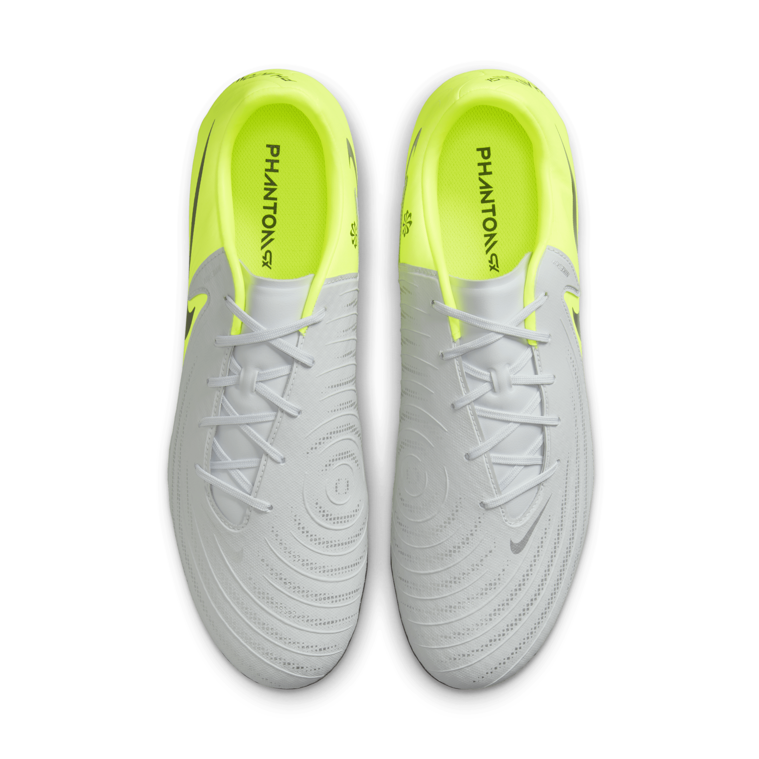 Chaussure de foot à crampons basse MG Nike Phantom GX 2 Academy - Gris