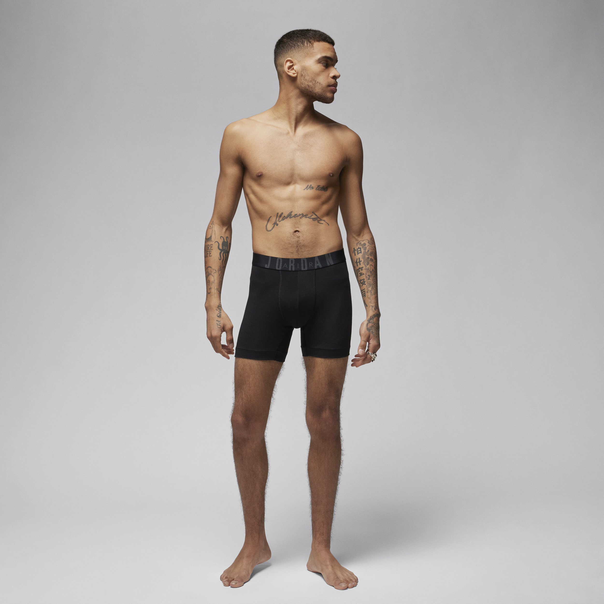 Jordan Flight Modal boxershorts voor heren (3 stuks) Zwart