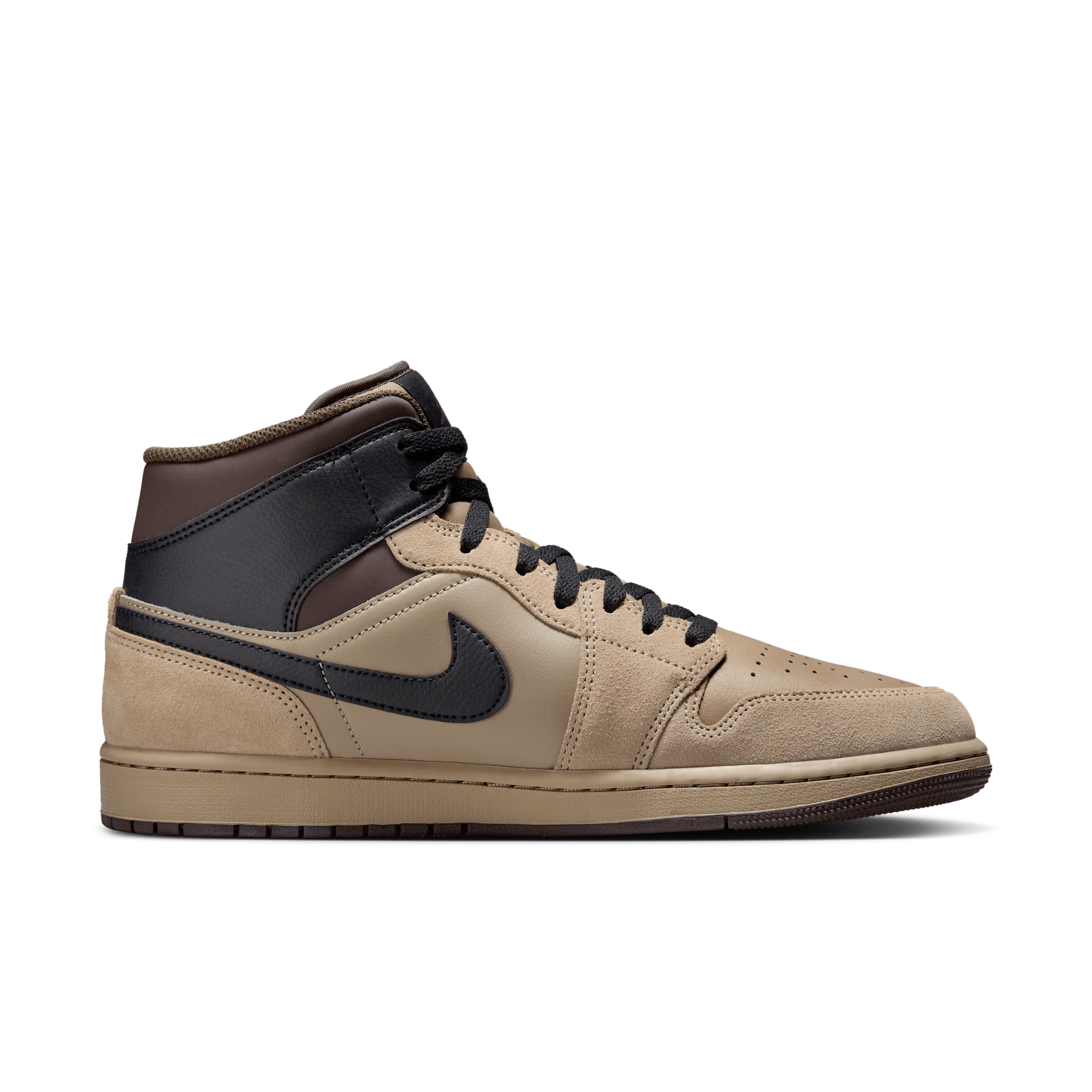 Chaussure Air Jordan 1 Mid pour homme - Marron