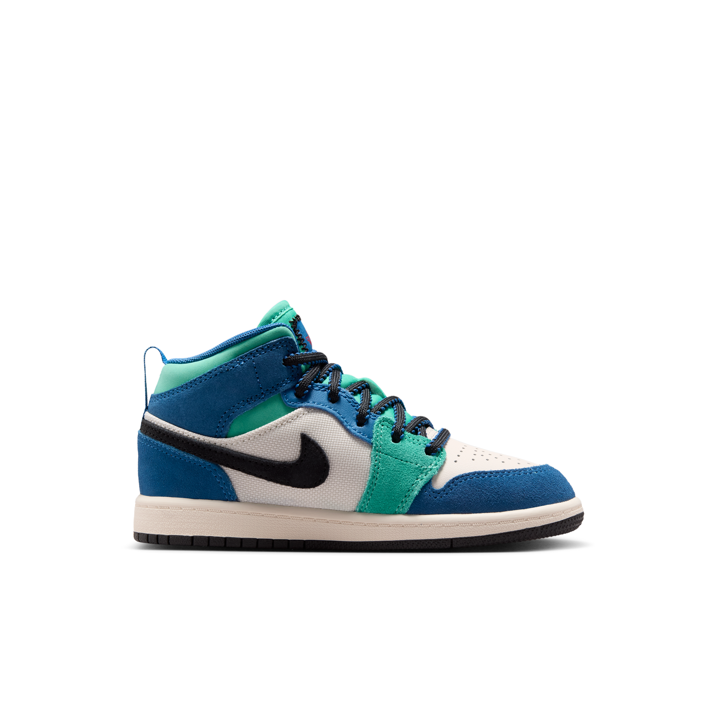 Chaussure Jordan 1 Mid SE pour enfant - Blanc - IO2056-100