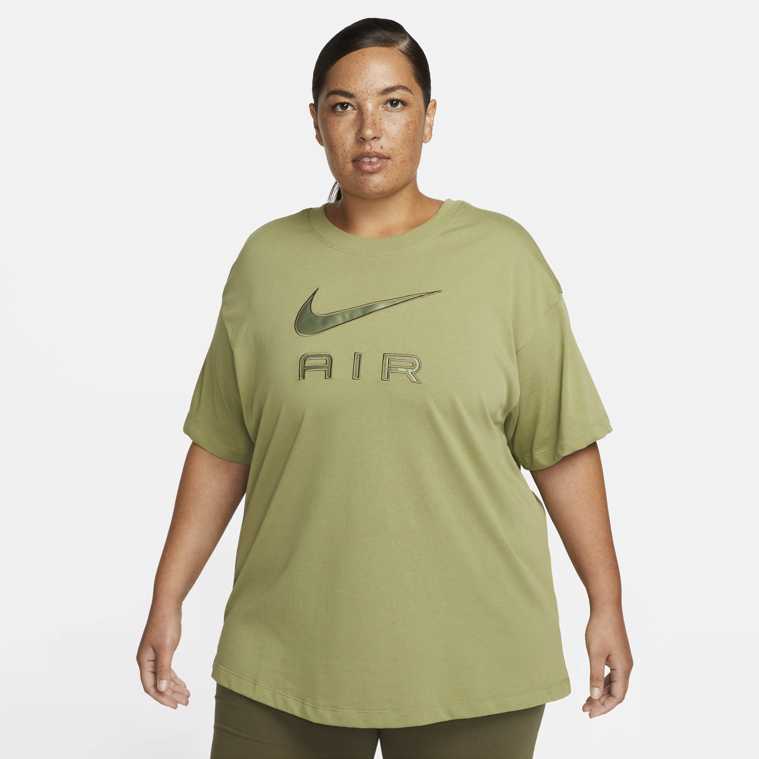 T-shirt damski Nike Air (duże rozmiary) - Zieleń
