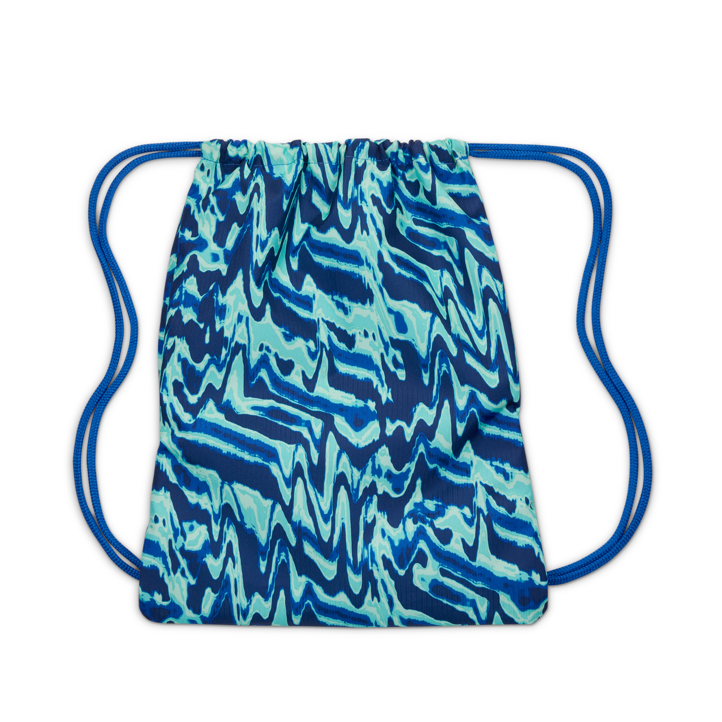 Nike Tas met trekkoord voor kids (12 liter) Blauw