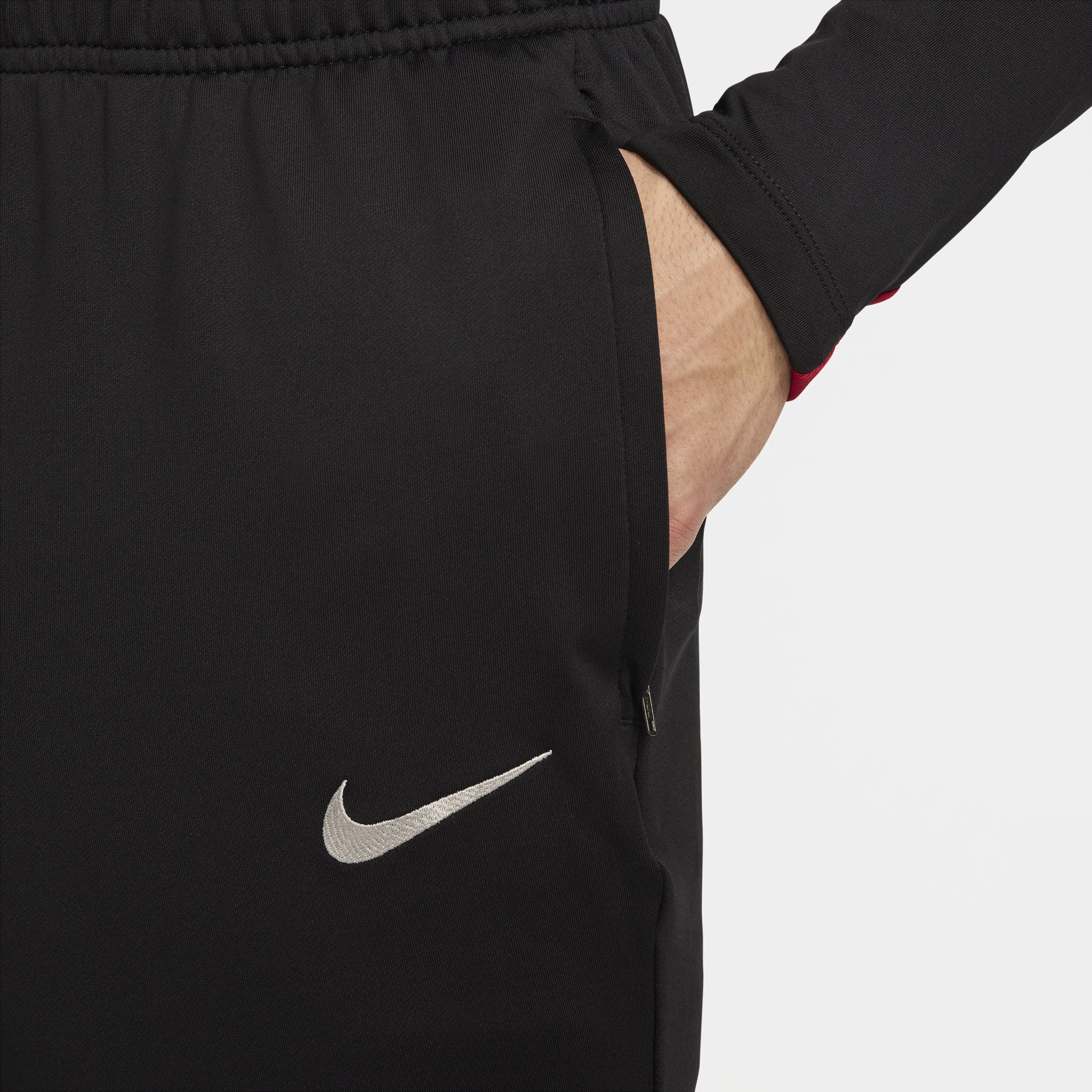 Nike Liverpool FC Strike Dri-FIT knit voetbalbroek voor heren Zwart