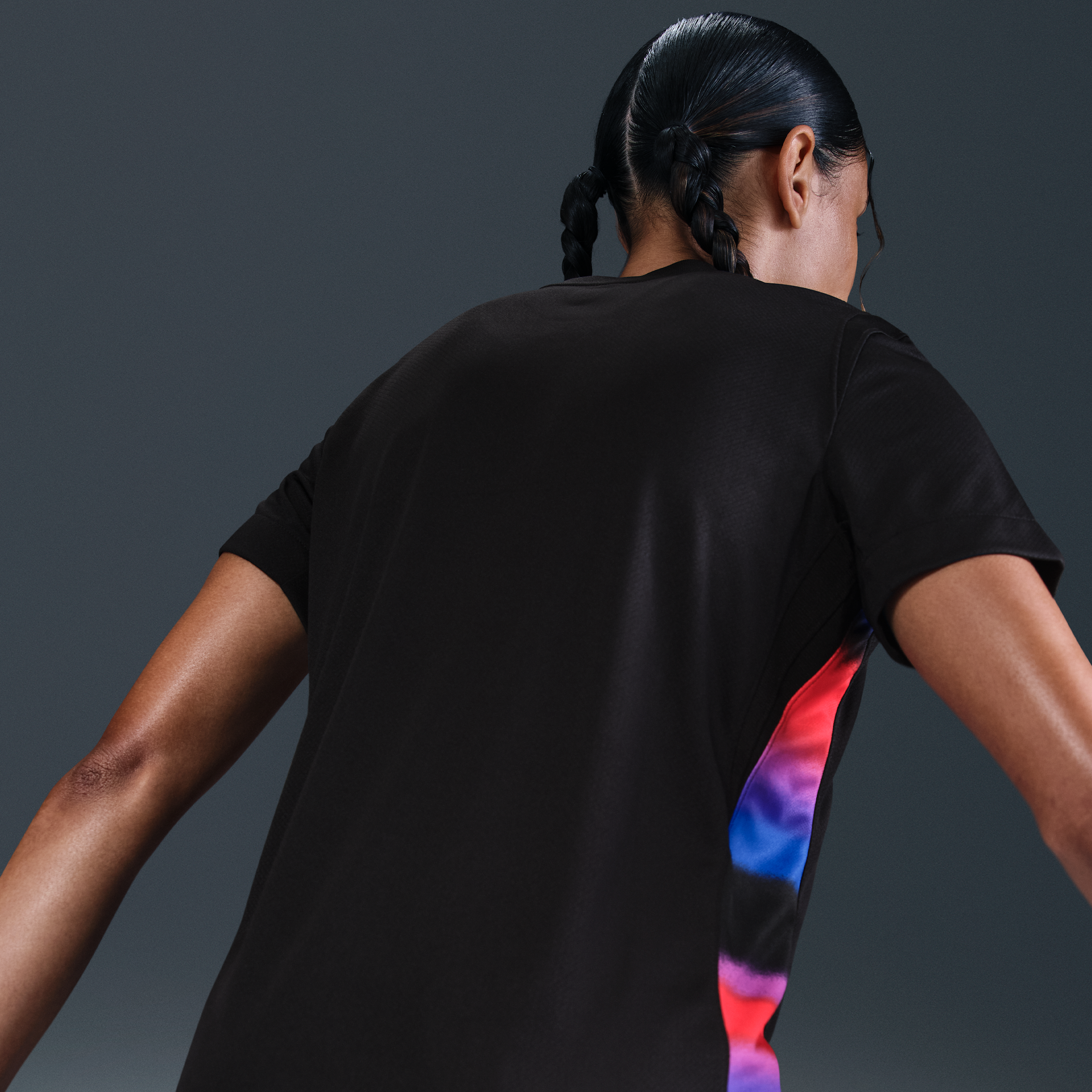 Thumbnail - England 2025 Stadium Away (Frauenteam) Nike Replika-Fußballtrikot mit Dri-FIT-Technologie (Damen) - Schwarz