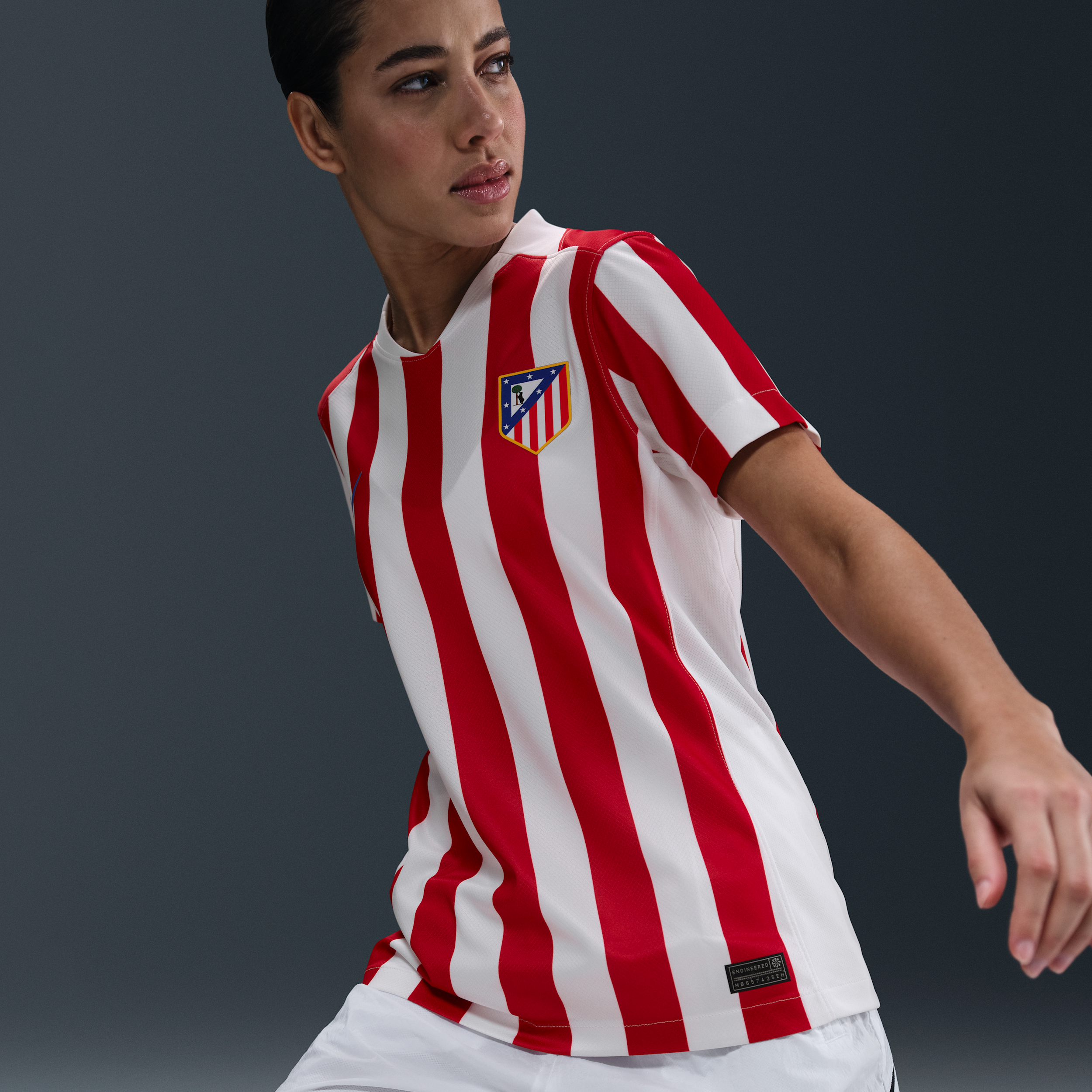 Thumbnail - Atlético Madrid 2025/26 Stadium Home Nike Replika-Fußballtrikot mit Dri-FIT-Technologie (Damen) - Rot