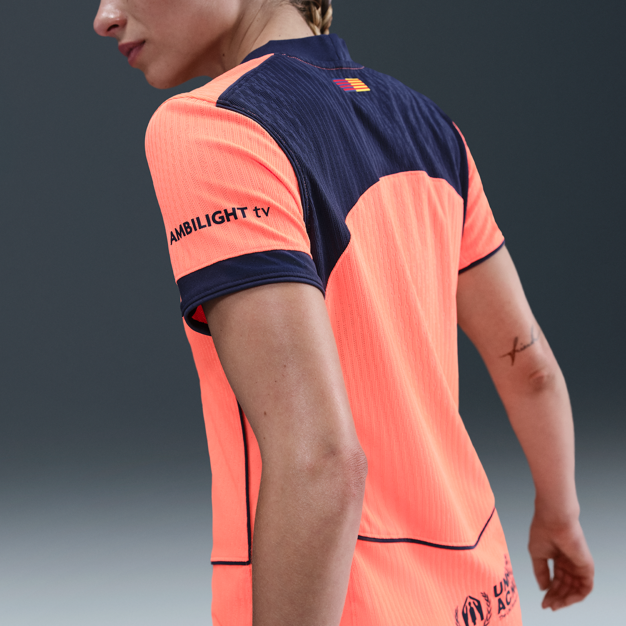 Thumbnail - FC Barcelona 2025/26 Match Third Nike Dri-FIT ADV Total 90 Authentic Fußballtrikot (Damen) - Orange