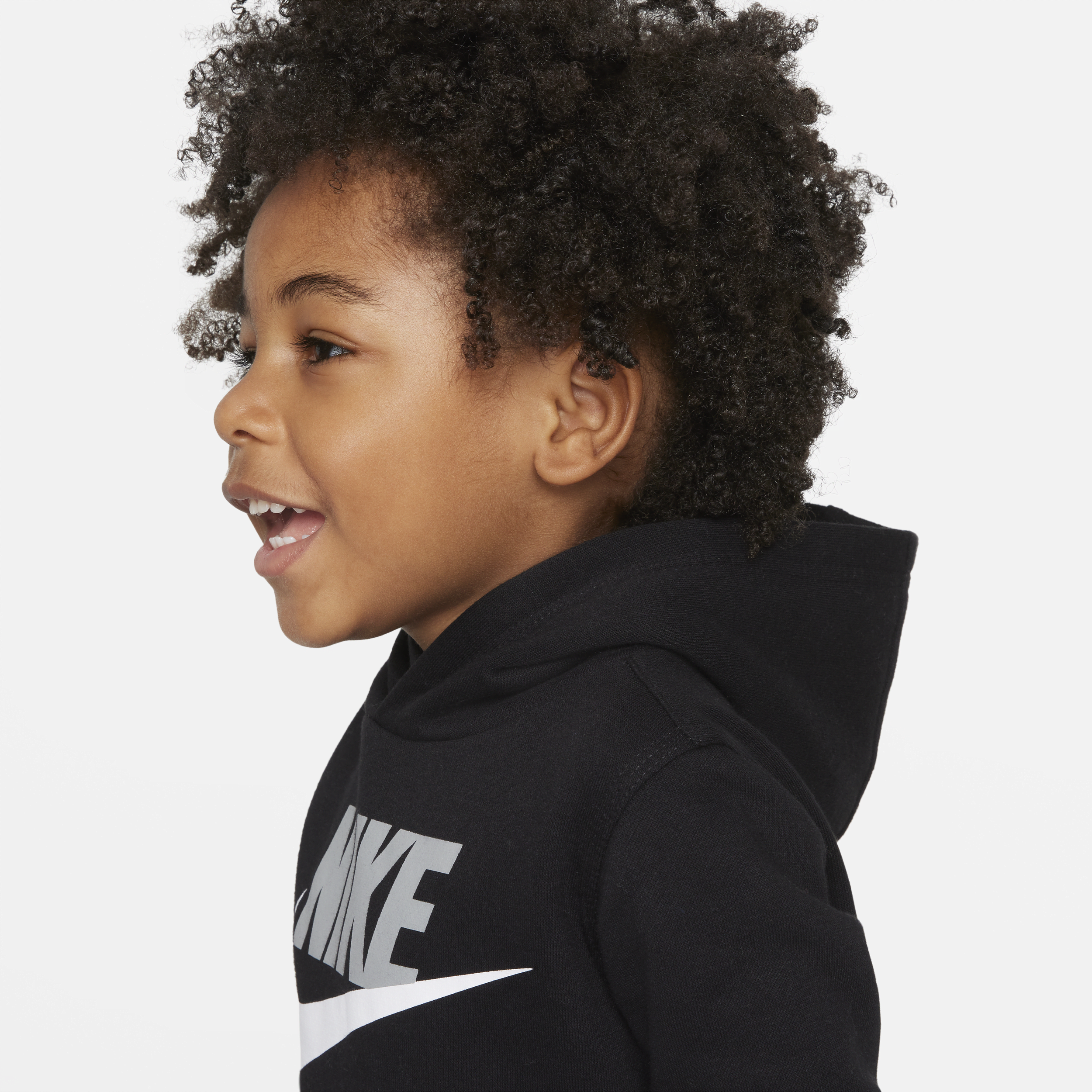 Nike Peuterset met hoodie en joggingbroek Zwart