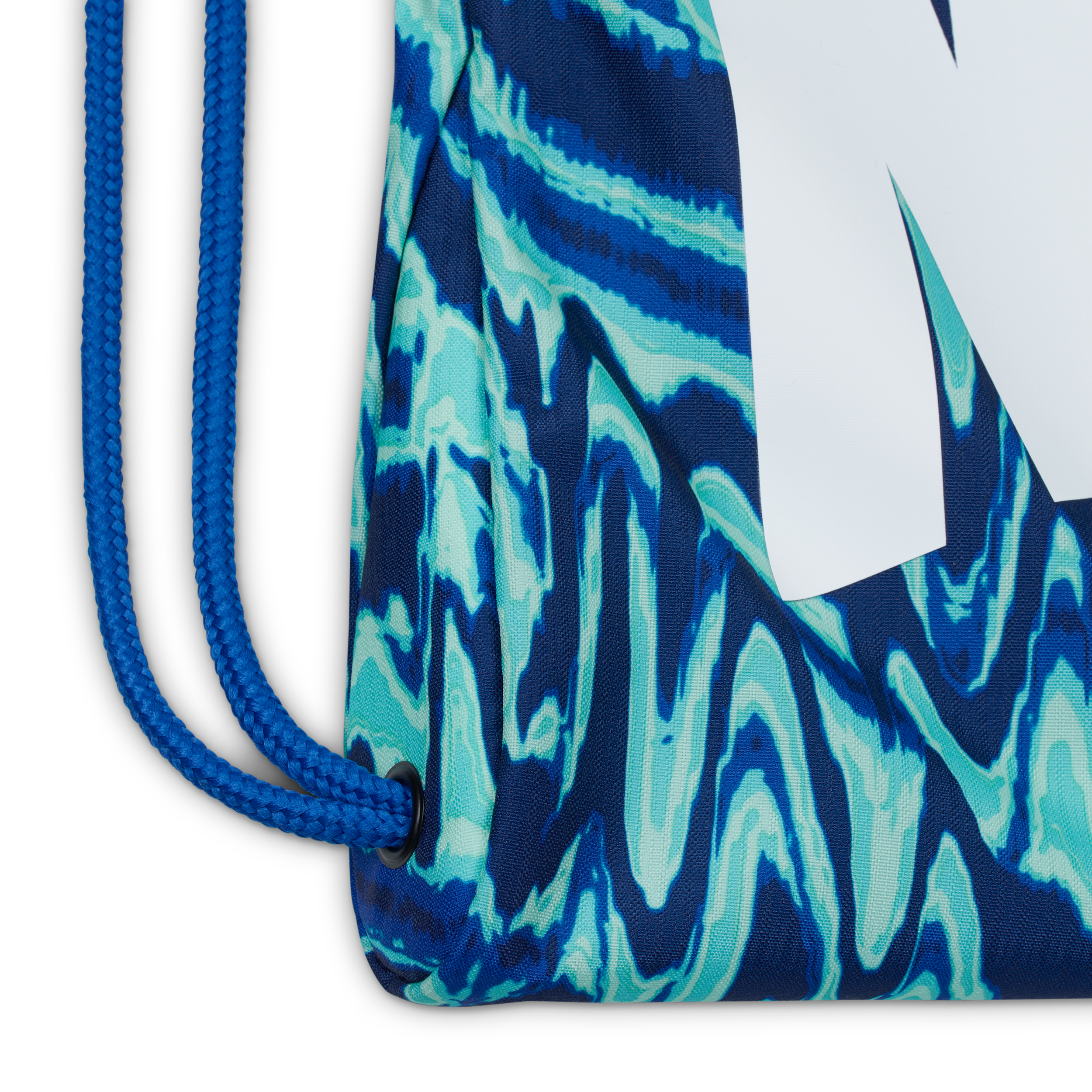 Nike Tas met trekkoord voor kids (12 liter) Blauw