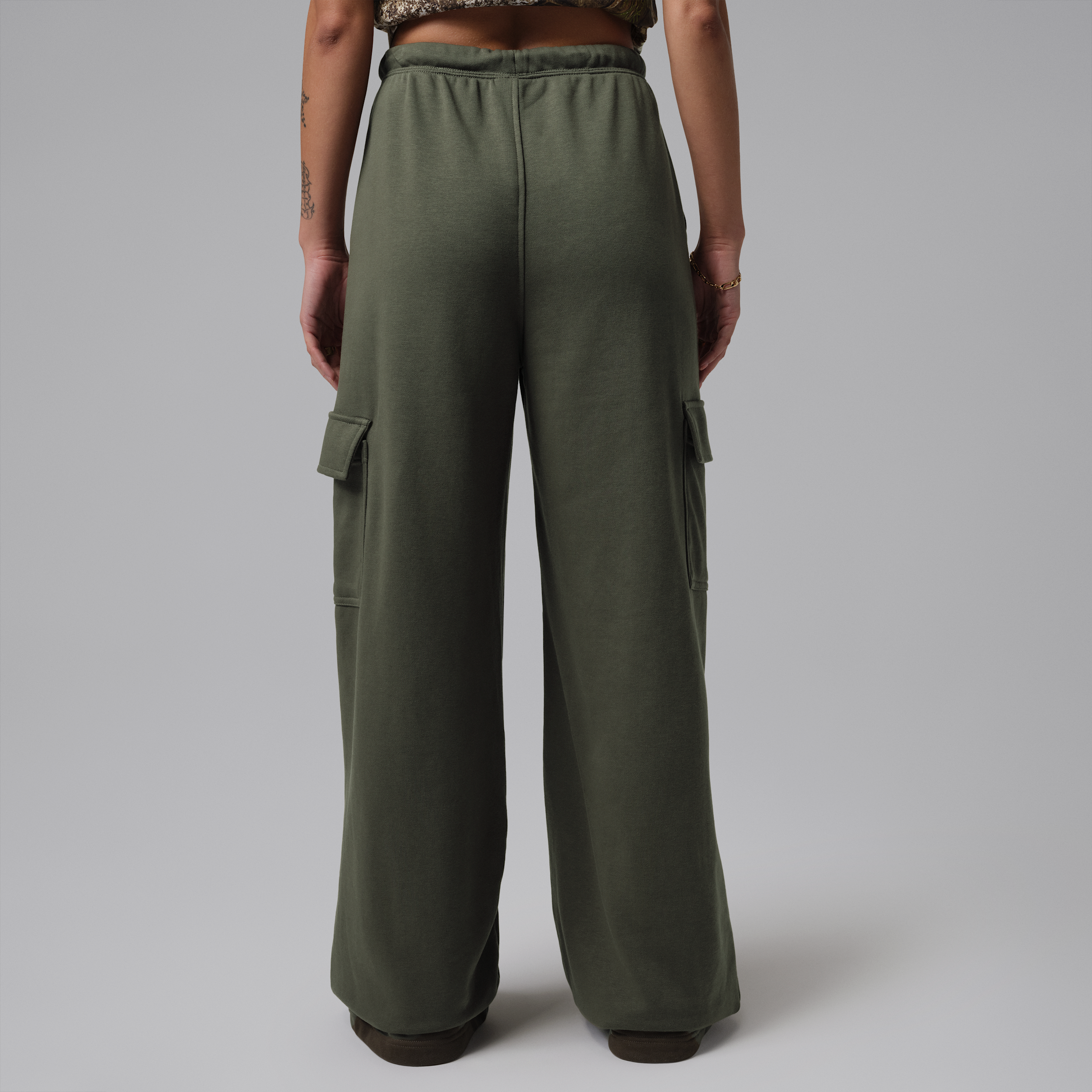 Thumbnail - Jordan Brooklyn Fleece Cargohose (Damen) - Grün