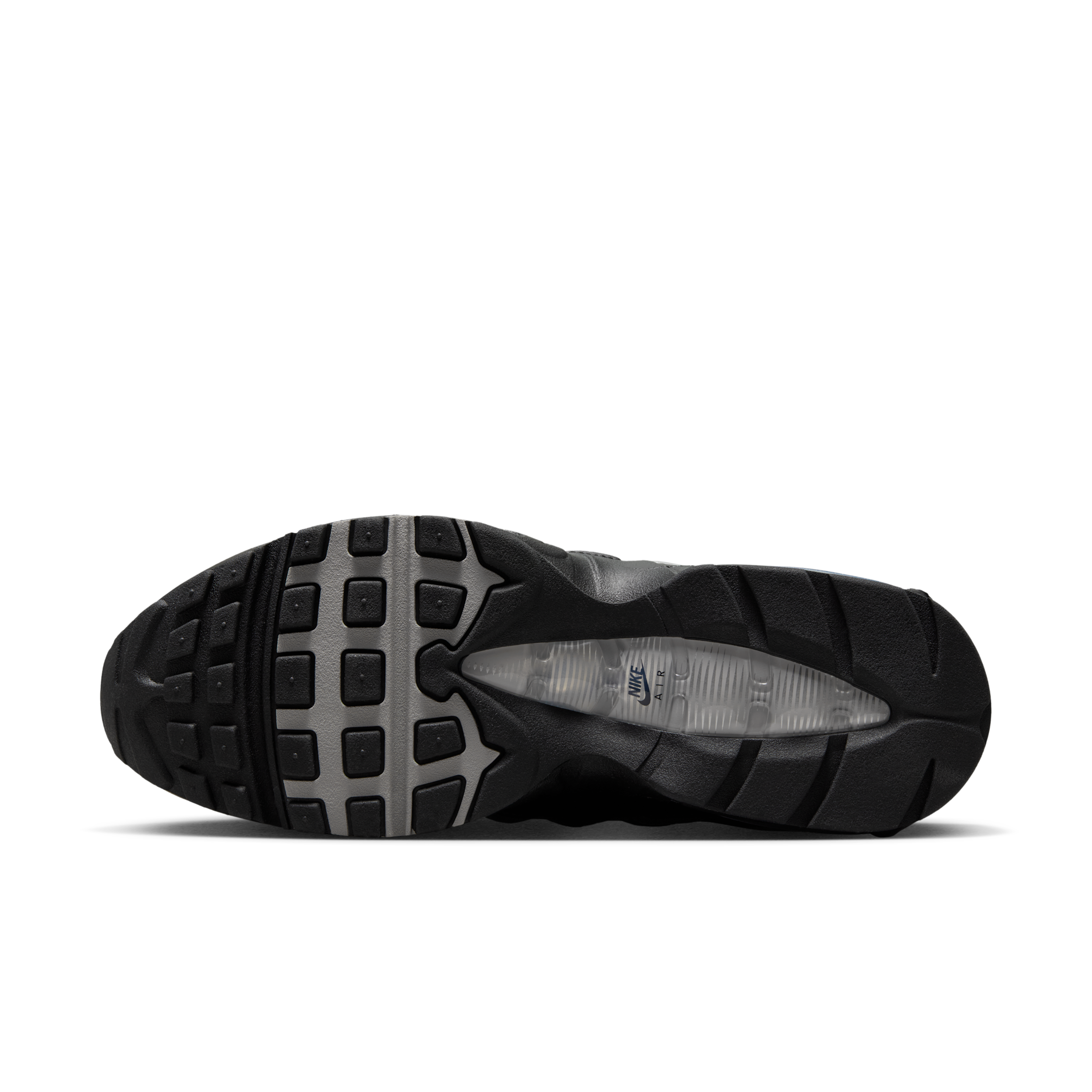 Nike Air Max 95 OG Big Bubble Black White Metallic Silver - IB1667-003