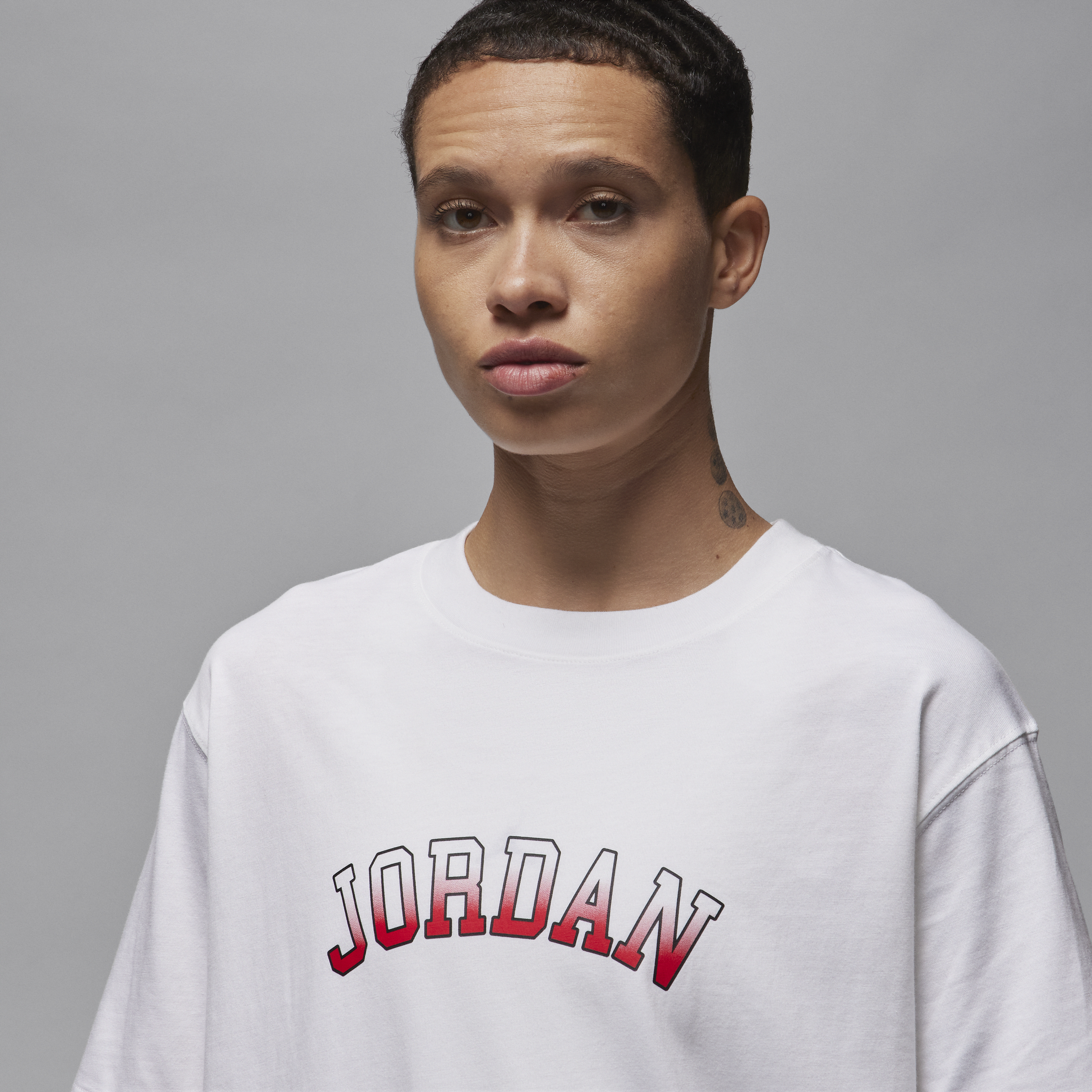 T-shirt à motif Jordan pour femme - Blanc