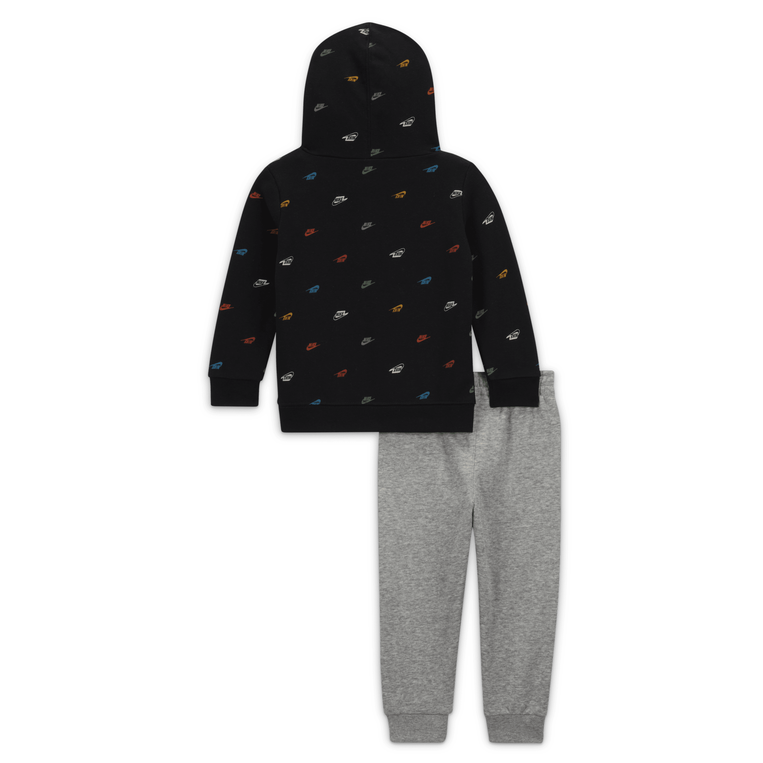 Nike Sportswear Club Printed Hoodie tweedelige babyset met hoodie Grijs