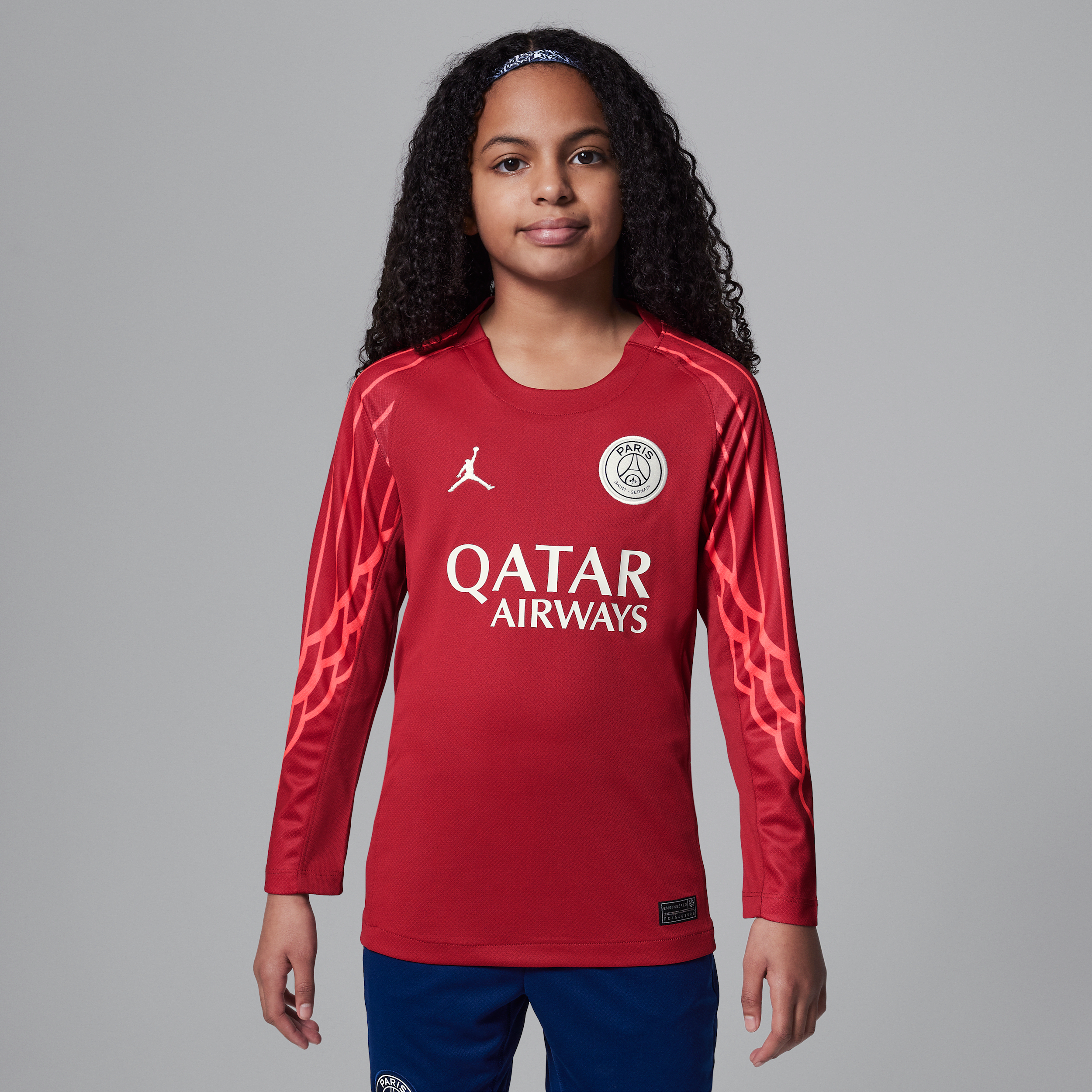 Maillot de foot à manches longues replica Jordan Dri-FIT Paris Saint-Germain 2025 Stadium Gardien de