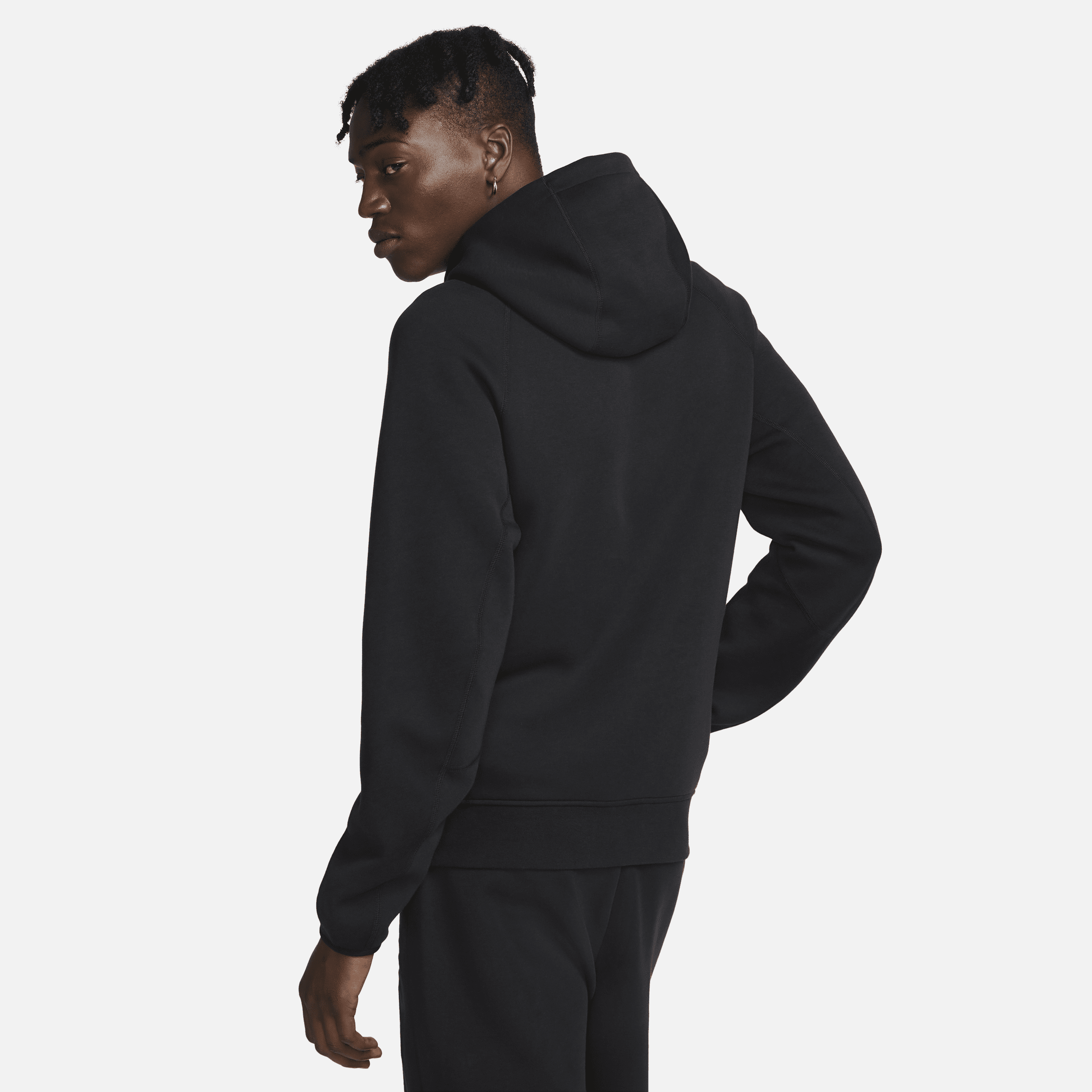 Sweat à capuche Nike Sportswear Tech Fleece pour homme - Noir