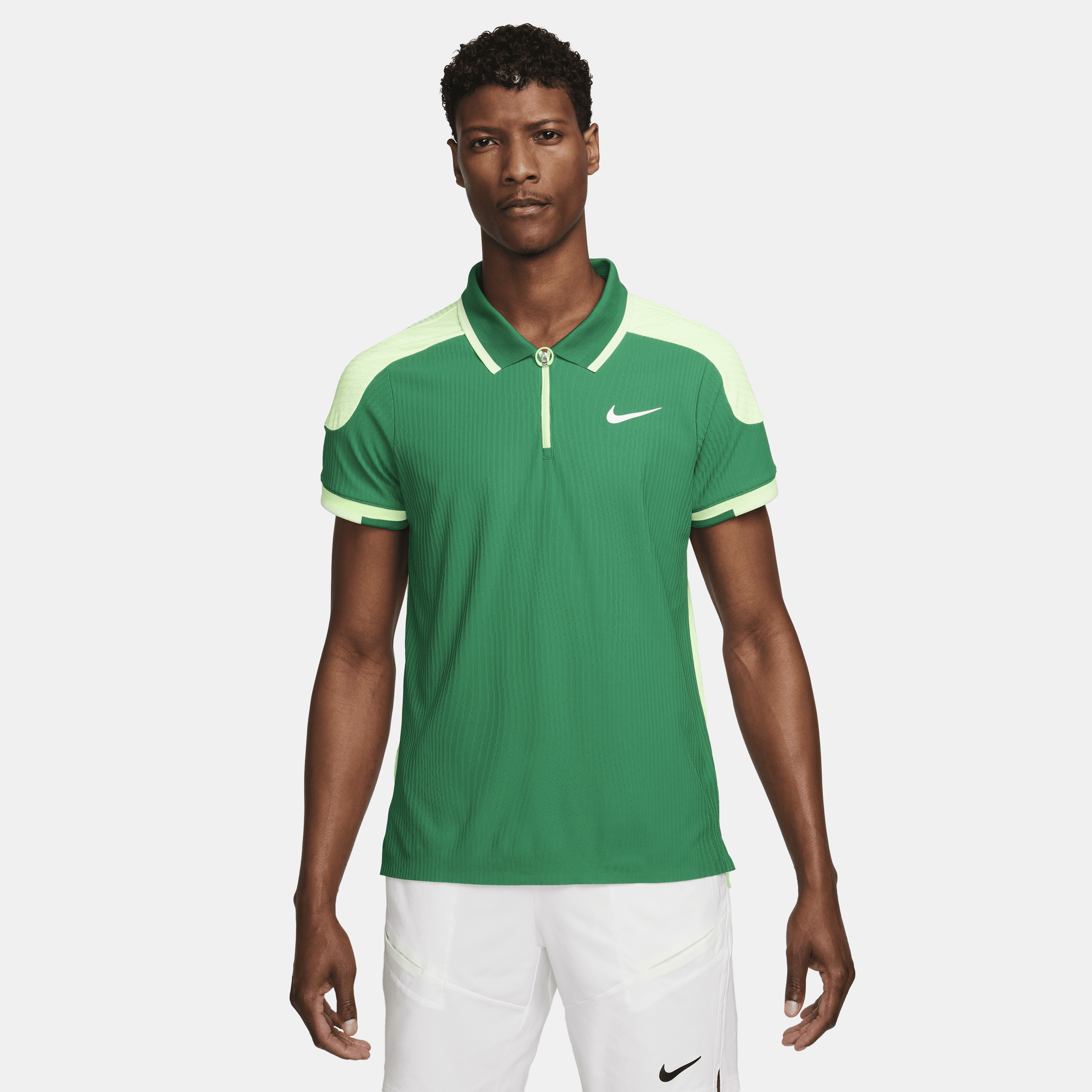 Nike Court Advantage Dri-FIT ADV tennispolo voor heren Groen