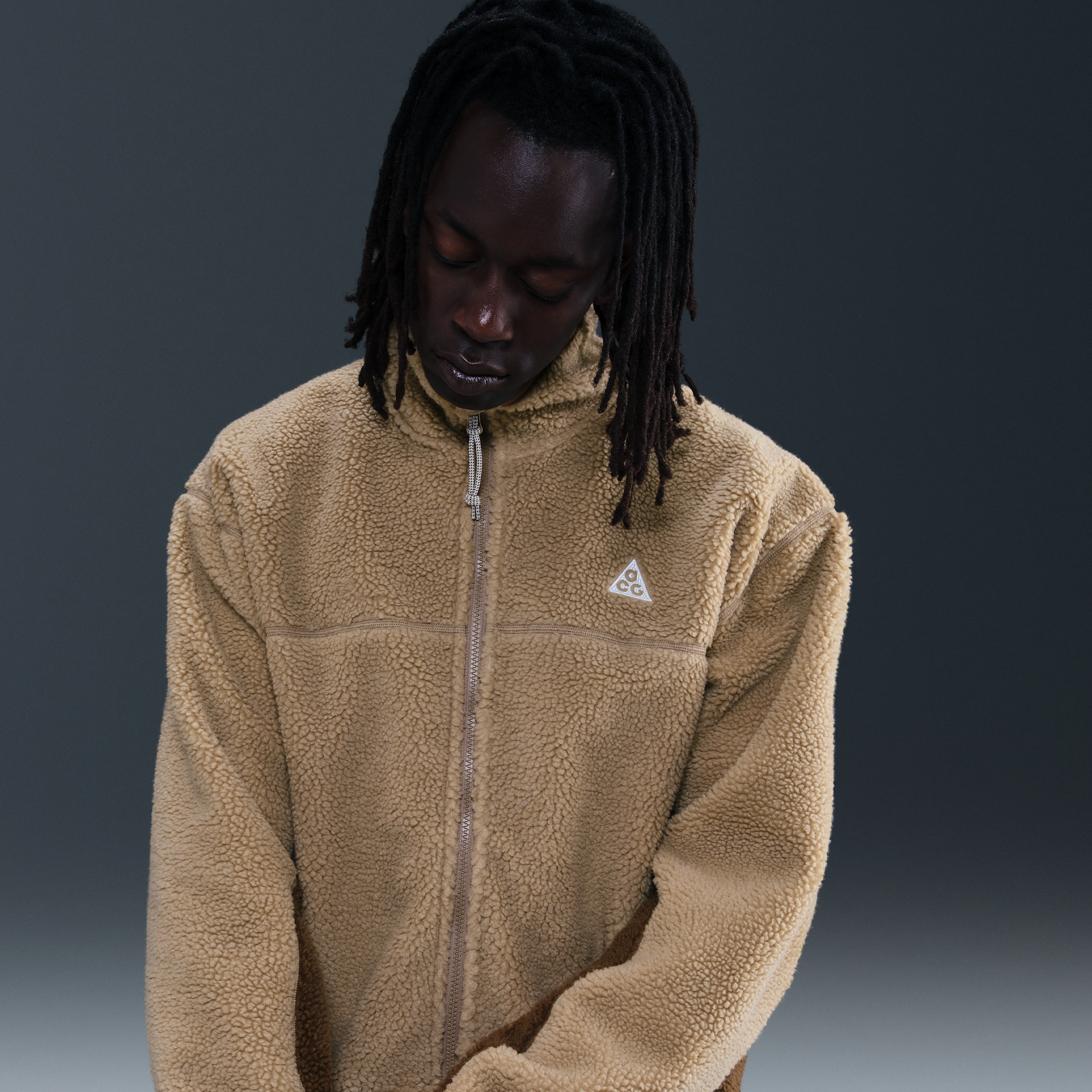 Nike ACG Canwell Glacier Mens Therma-FIT ADV Windproof Jacket - Brown - Polyester