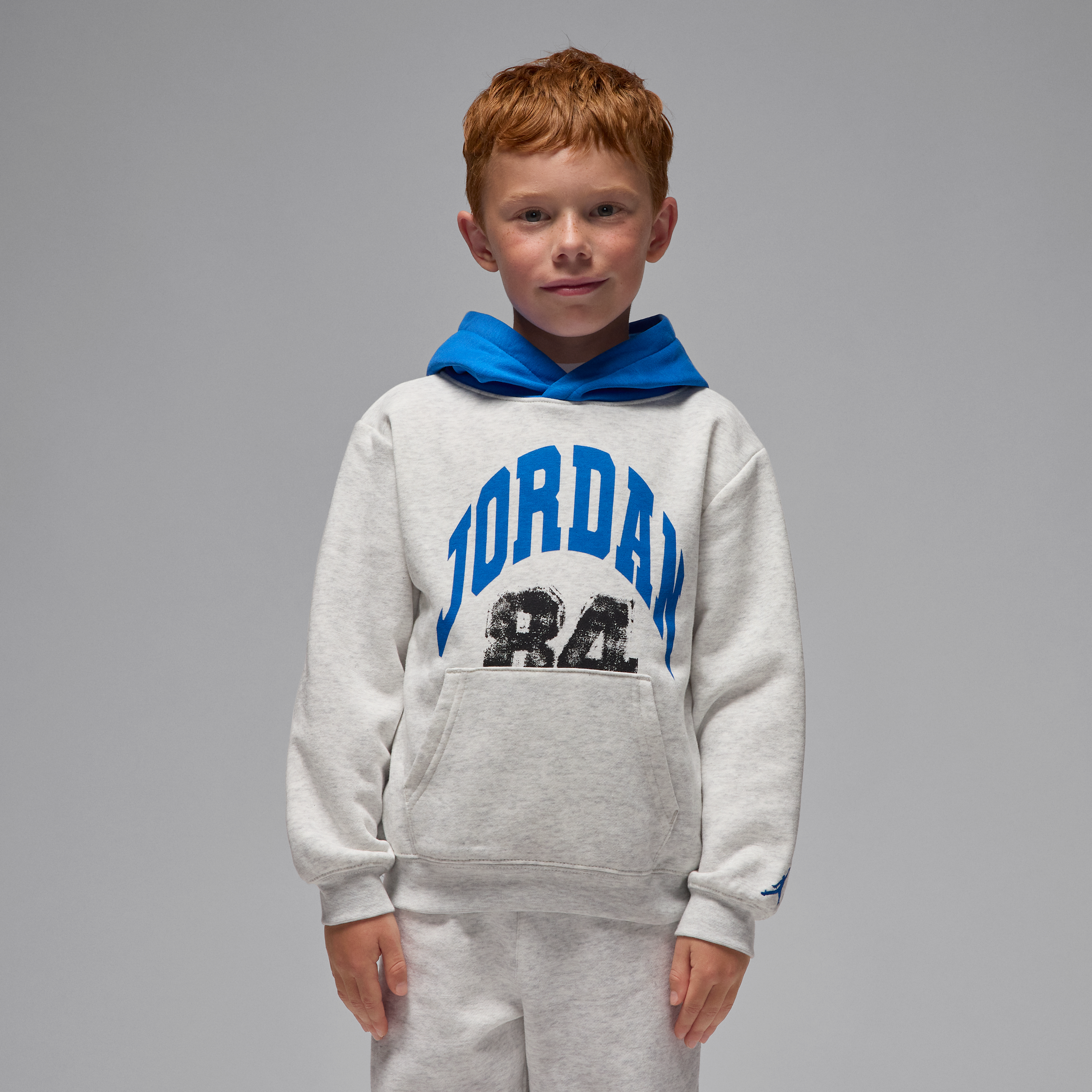 Thumbnail - Jordan MVP zweiteiliges Jumpman-Fleece-Hoodie-Set (jüngere Kinder) - Braun