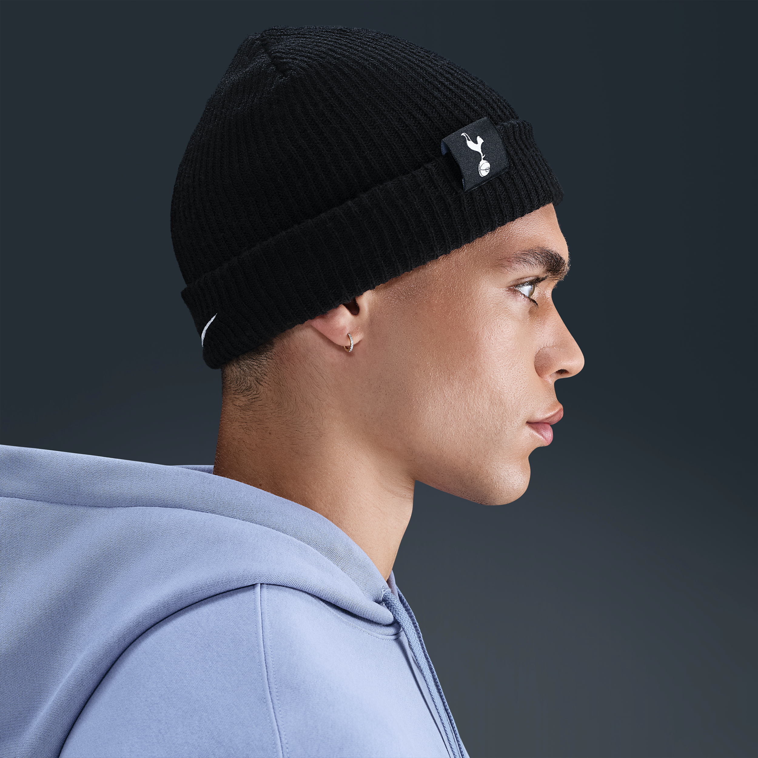 Thumbnail - Tottenham Hotspur Nike Terra Beanie - Schwarz