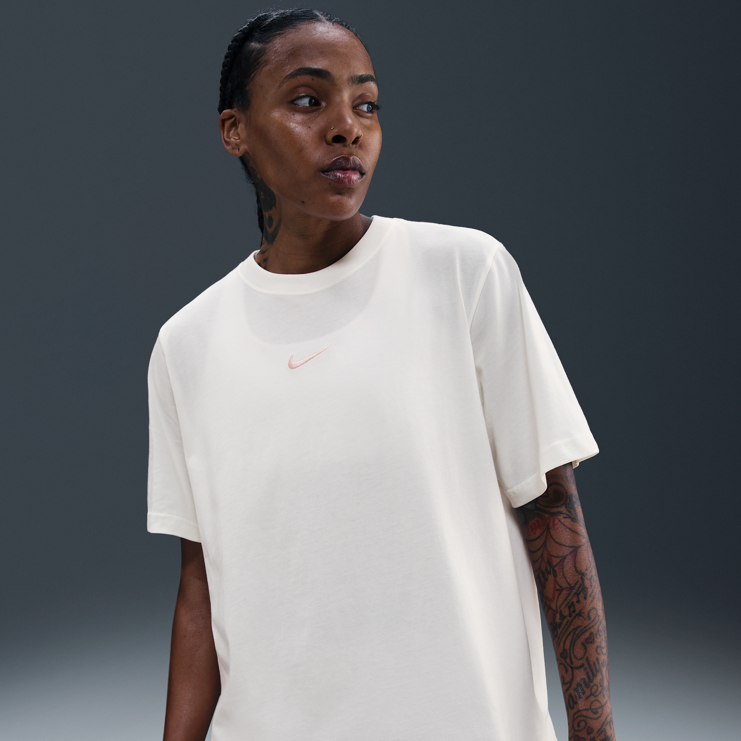 Nike Sportswear Women's T-Shirt - White - Sustainable Materials