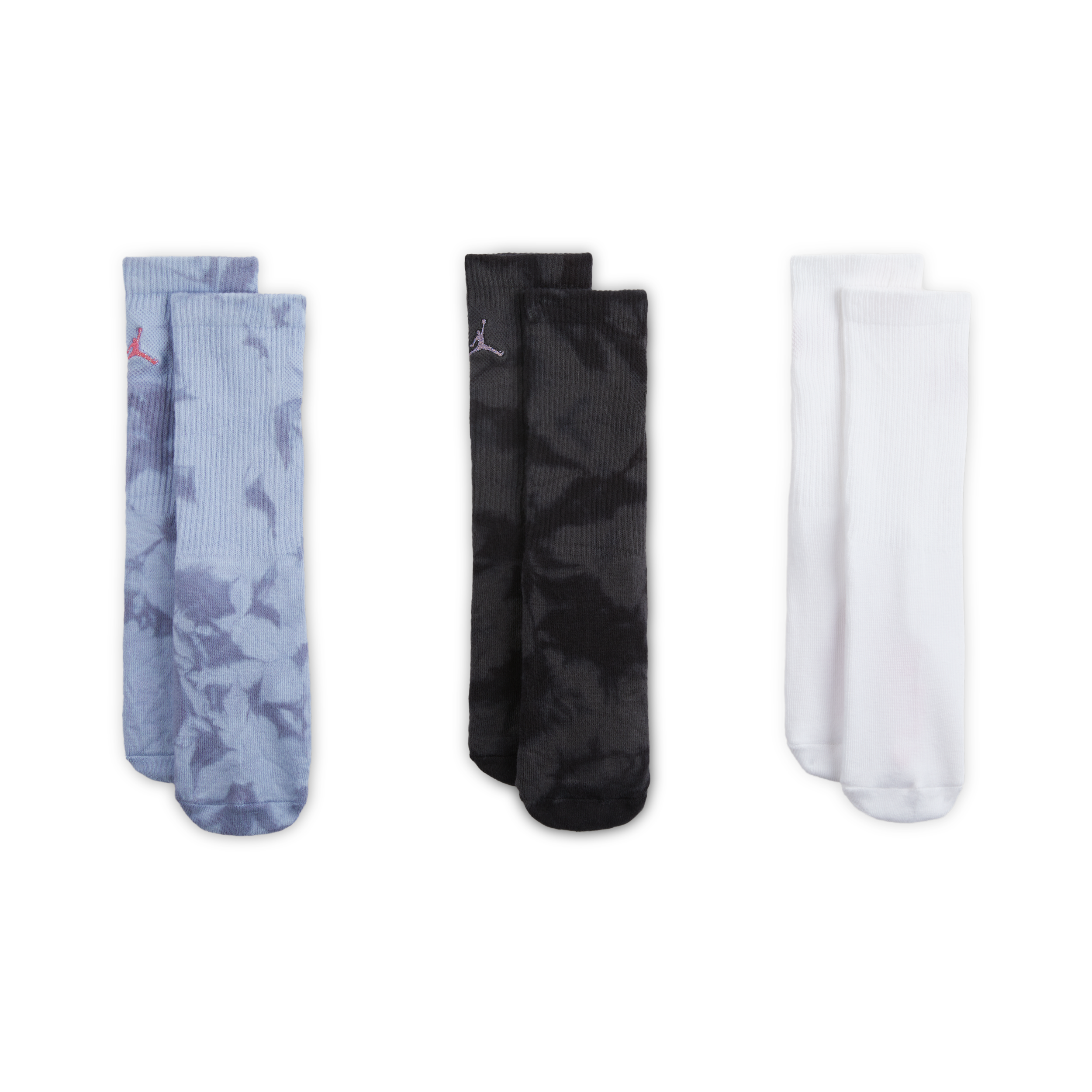 Jordan Blue Jeans and Bling crew sokken voor kids (3 paar) Blauw