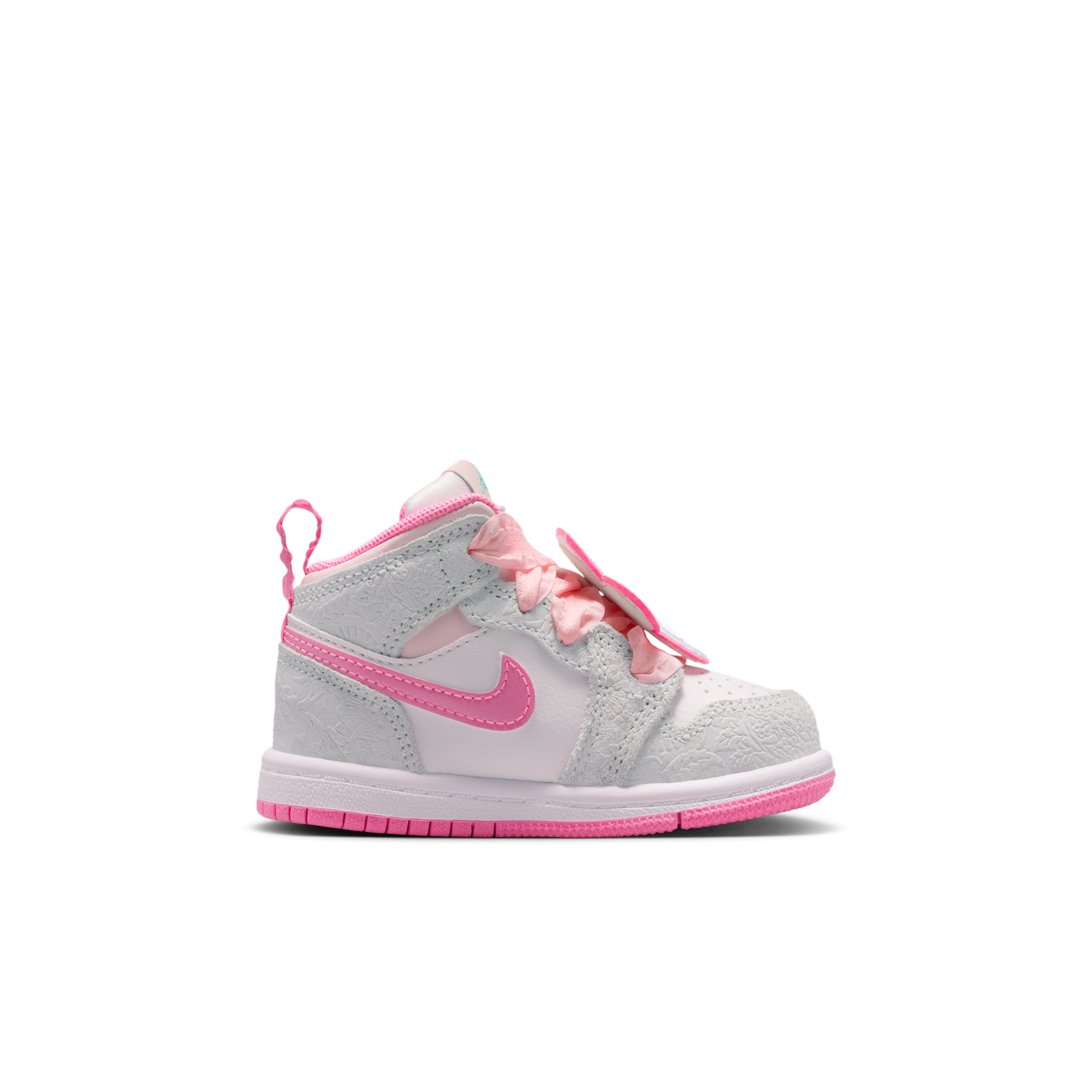 Air Jordan 1 Mid SE TD 'Vast Grey Pink Glow' | Infant Size 3 - II0590-001