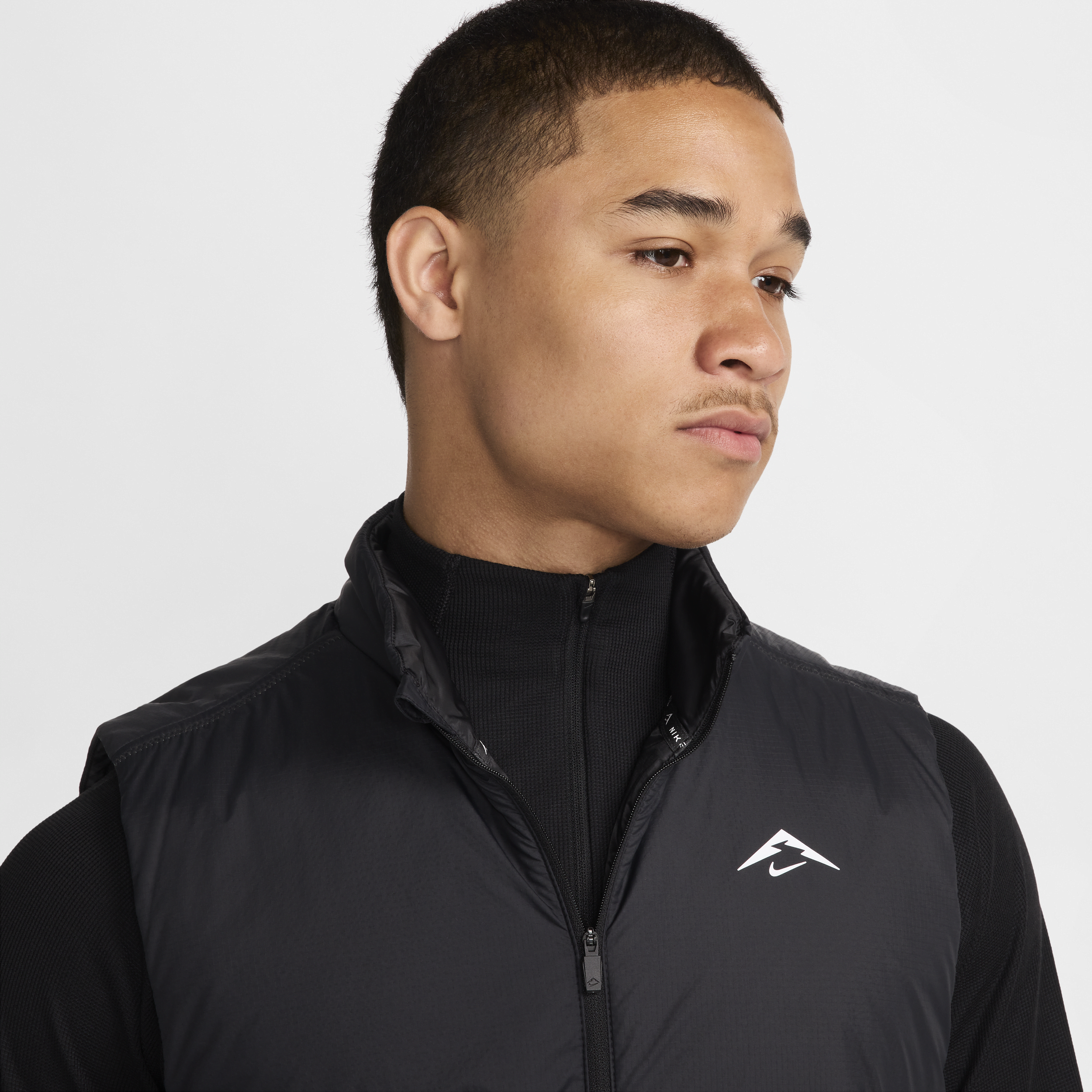 Veste de running sans manches Therma-FIT Nike Trail PrimaLoft® pour homme - Noir