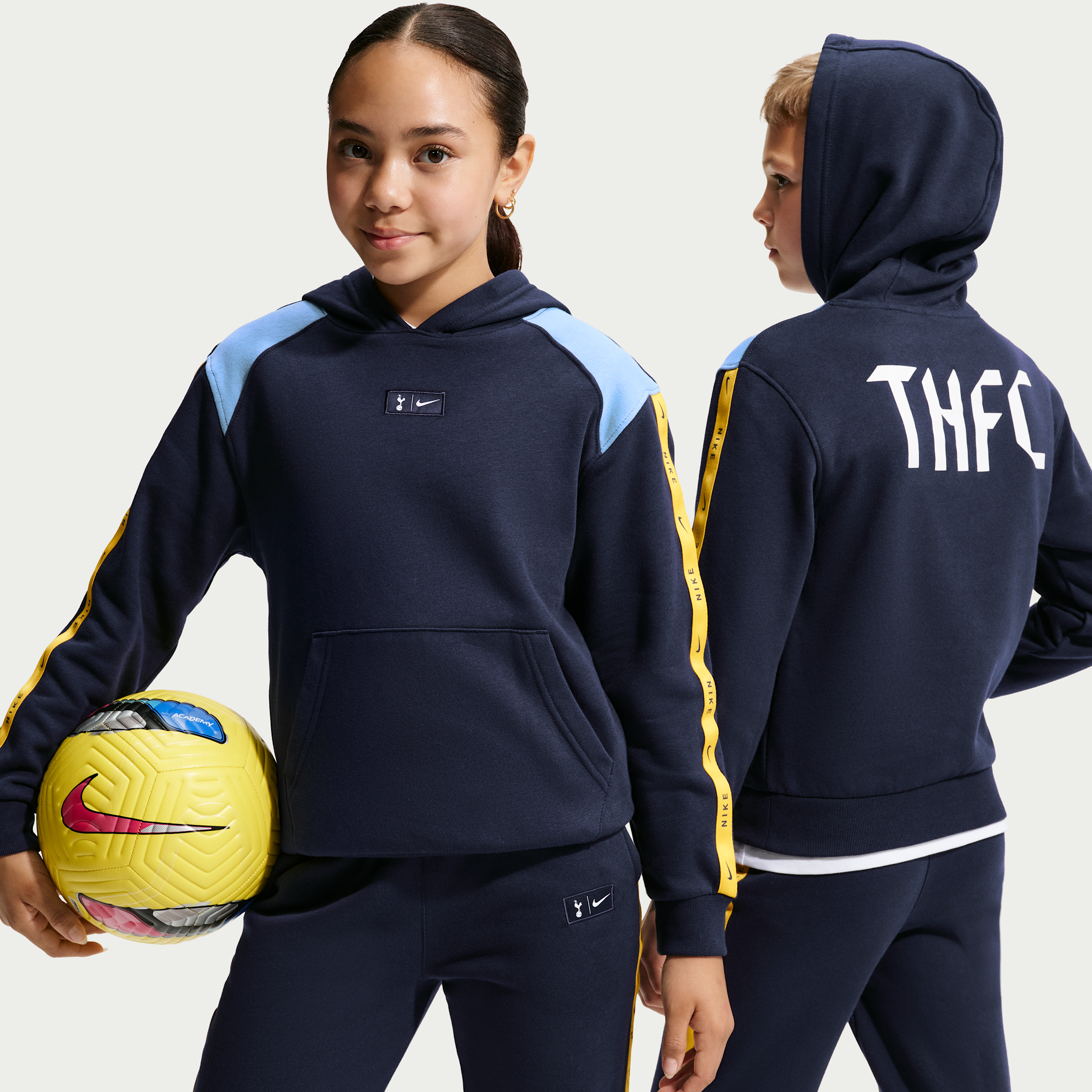 Nike Sweat A Capuche En Fleece Nike Football Tottenham Hotspur City Side Pour Ado