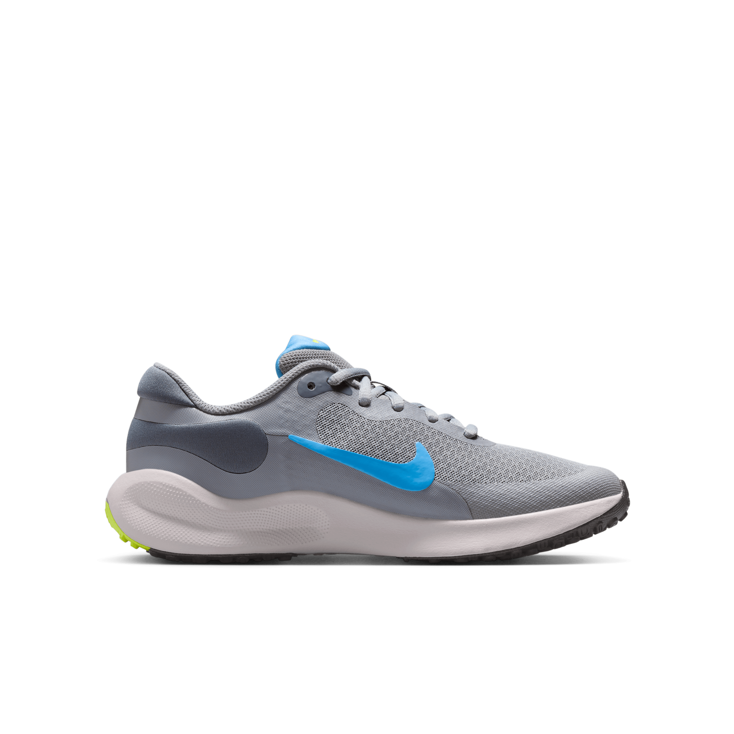 Nike Revolution 7 GS 'Cement Grey University Blue' | Kid's Size 5.5 - FB7689-009