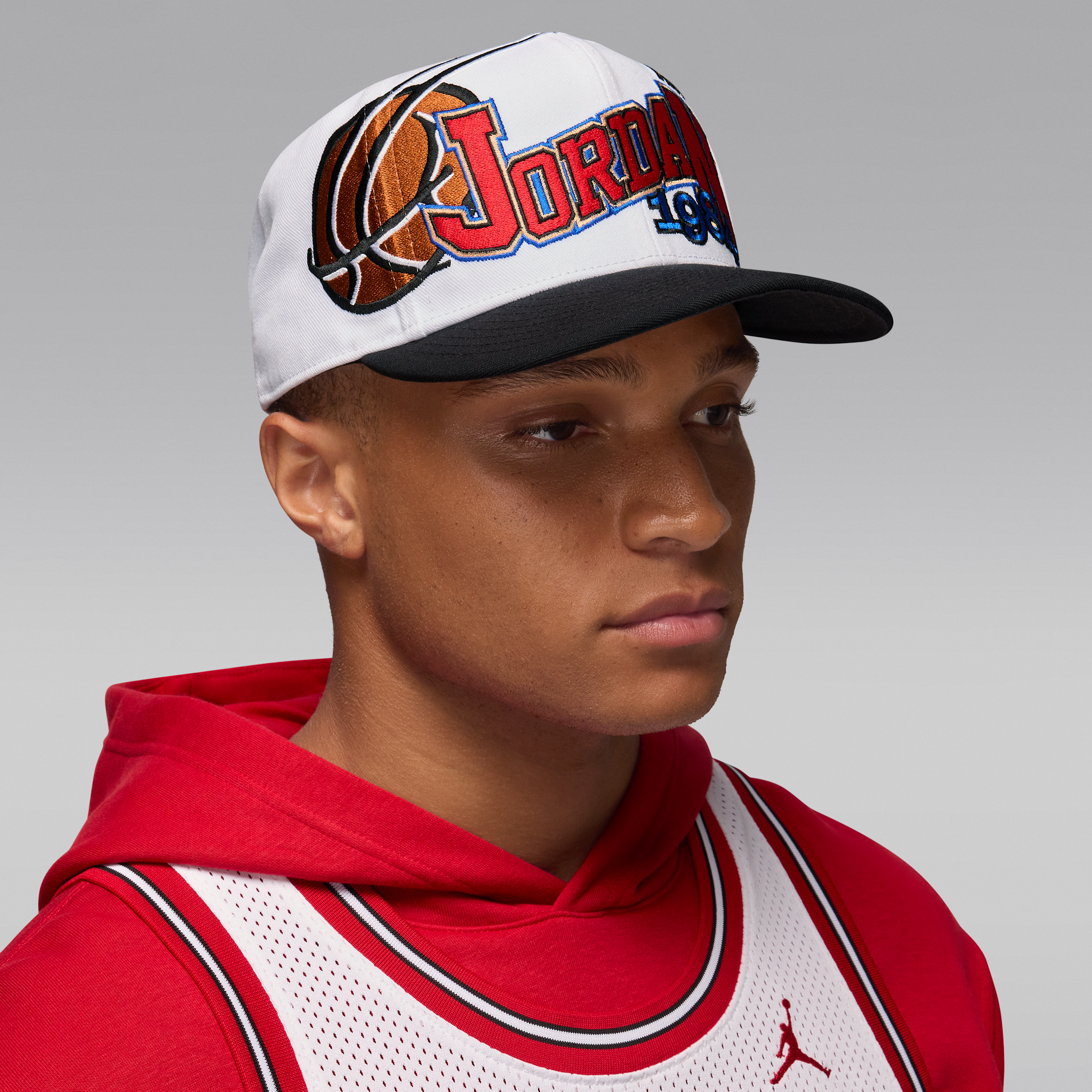 Thumbnail - Jordan Pro strukturierte Cap - Weiß