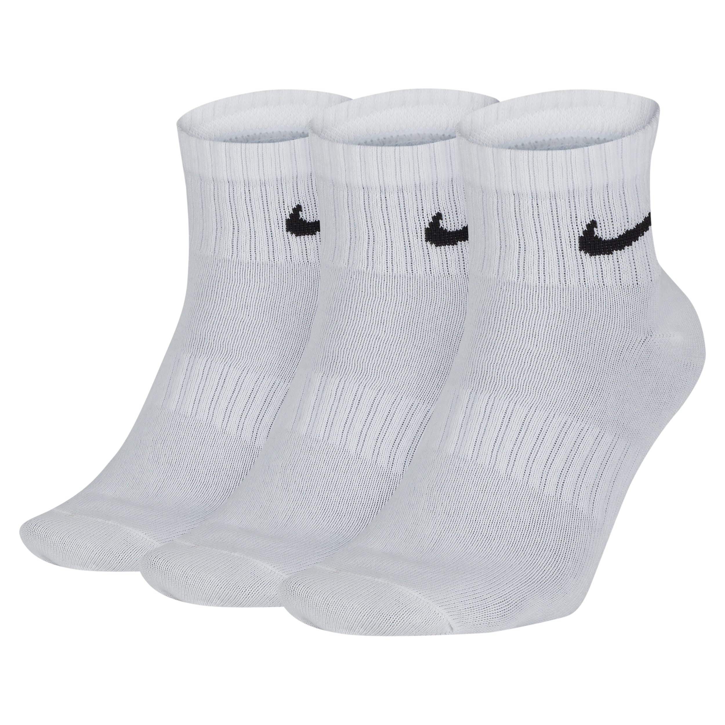 Chaussettes de training Nike Everyday Lightweight (3 paires) - Blanc