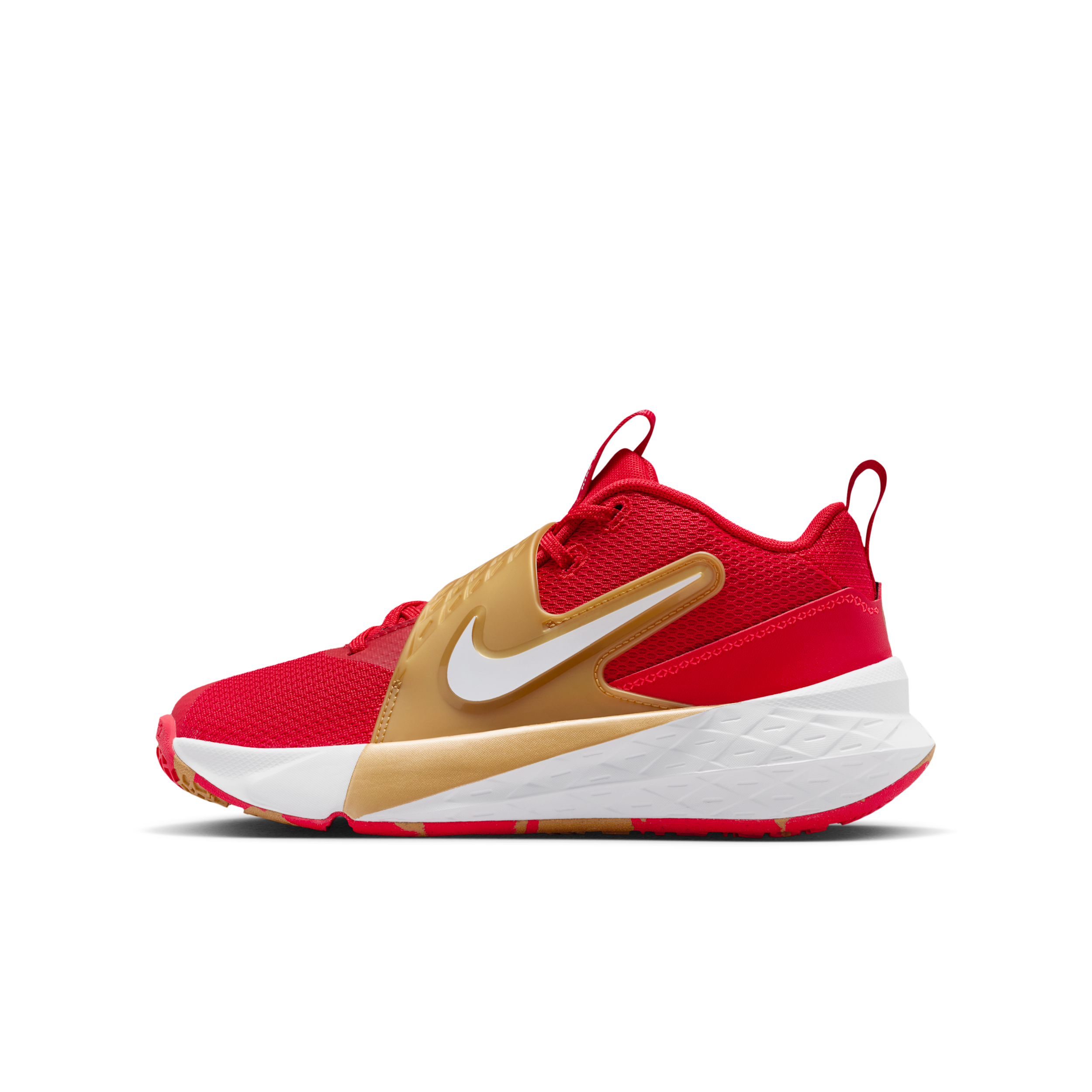 Nike Team Hustle D 12 GS 'University Red' | Kid's Size 3.5 - HF6279-603
