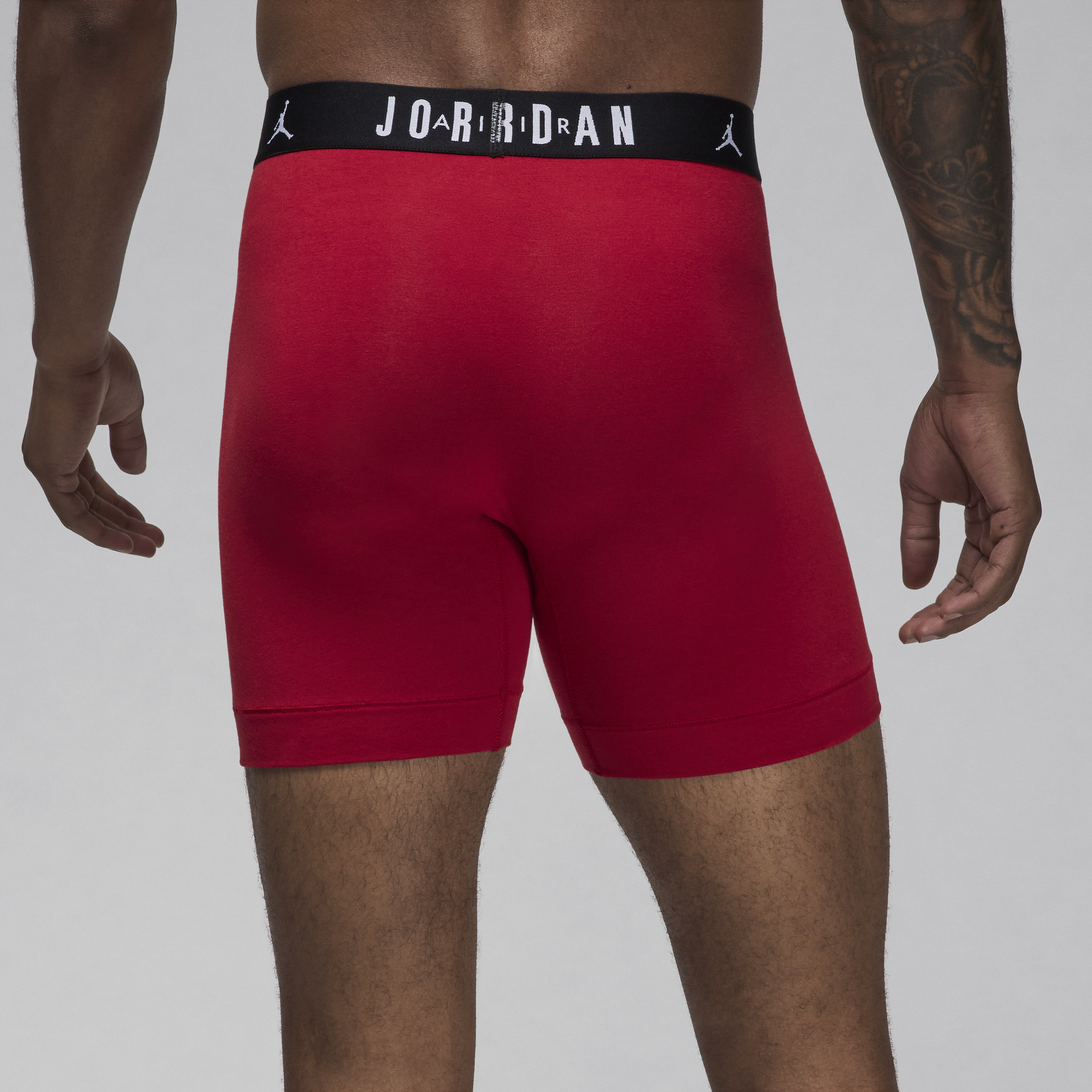 Jordan Flight Cotton boxershorts voor heren (3 stuks) Rood