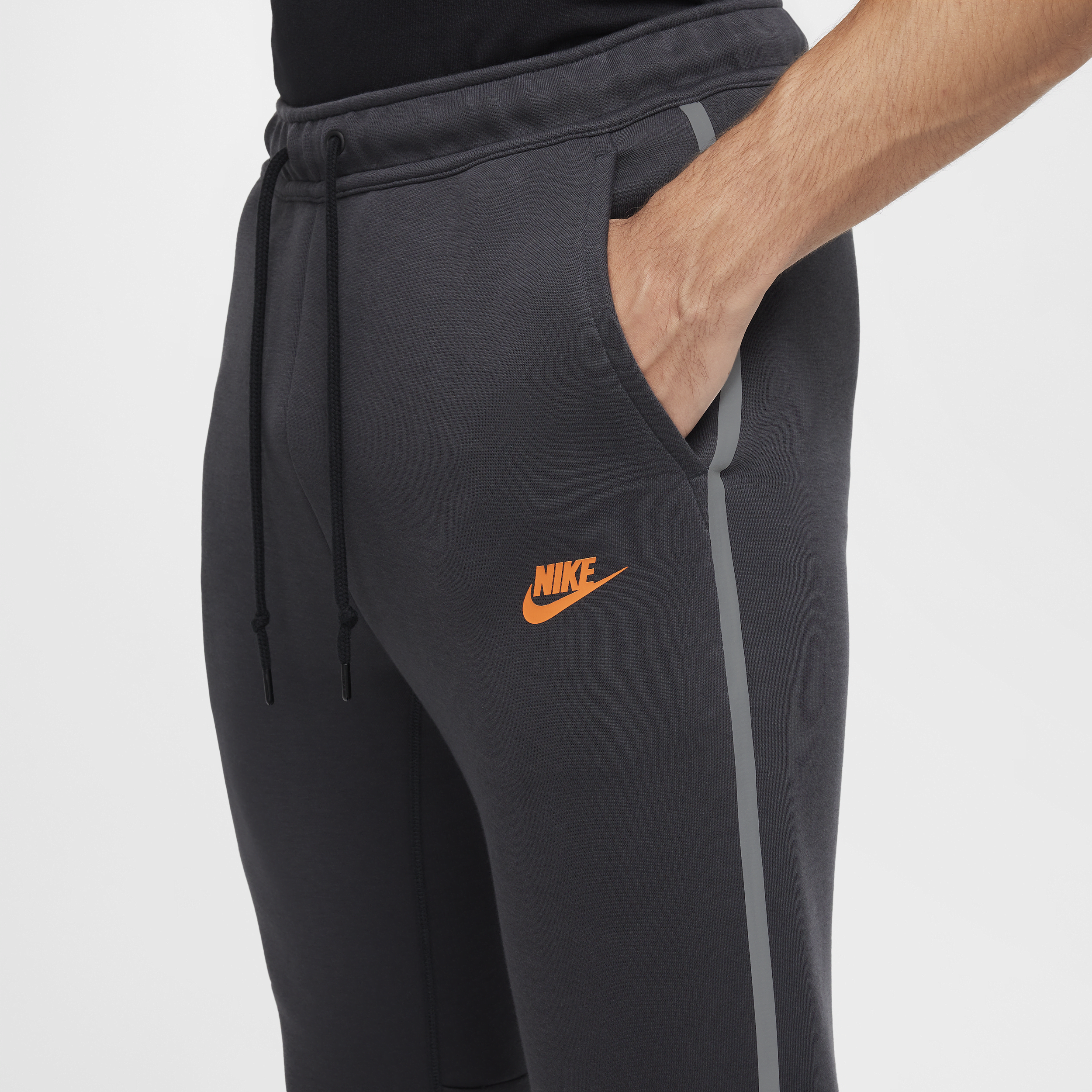 Pantalon de jogging en tissu Fleece Nike Tech pour homme - Gris