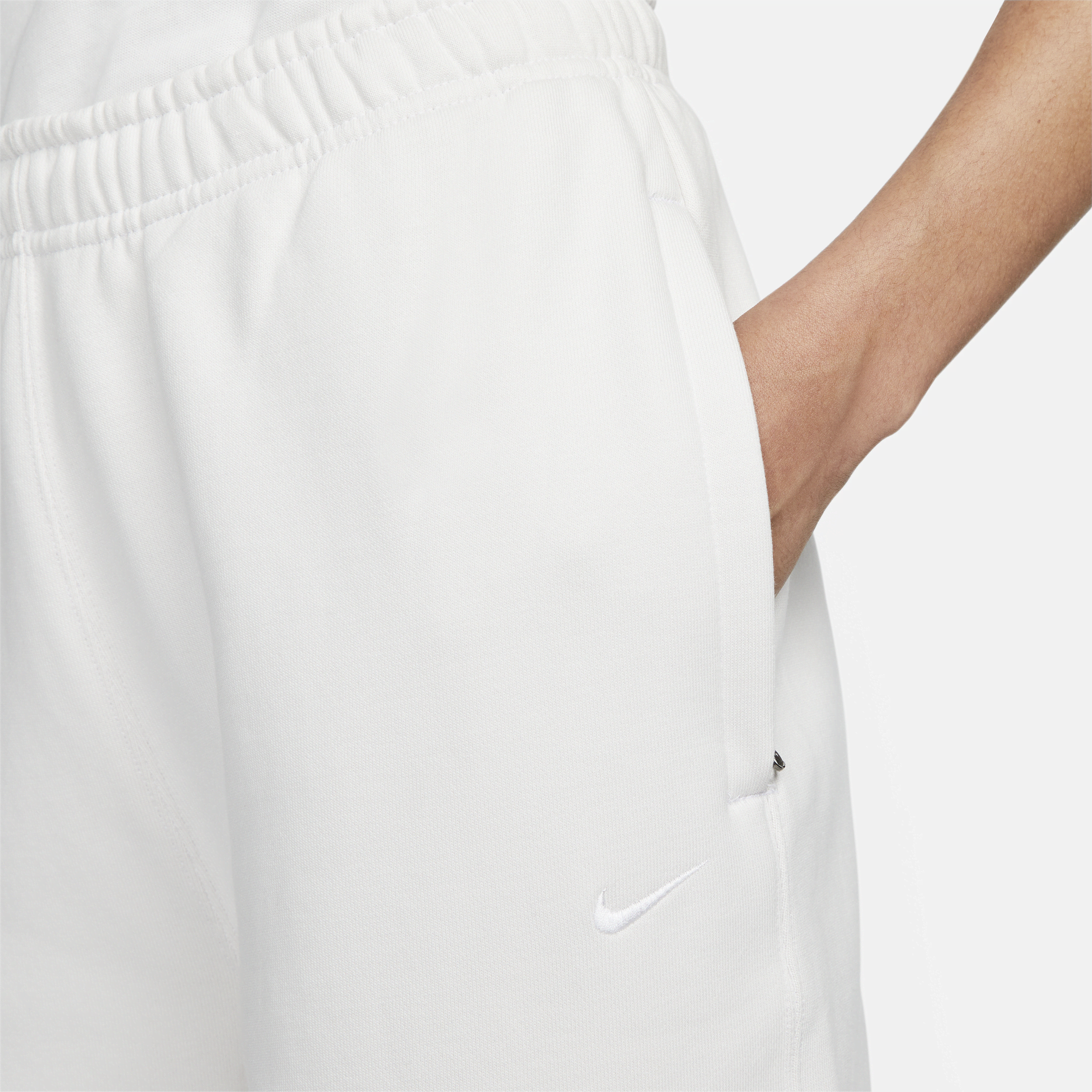 Pantalon en tissu Fleece Nike Solo Swoosh pour Femme - Gris