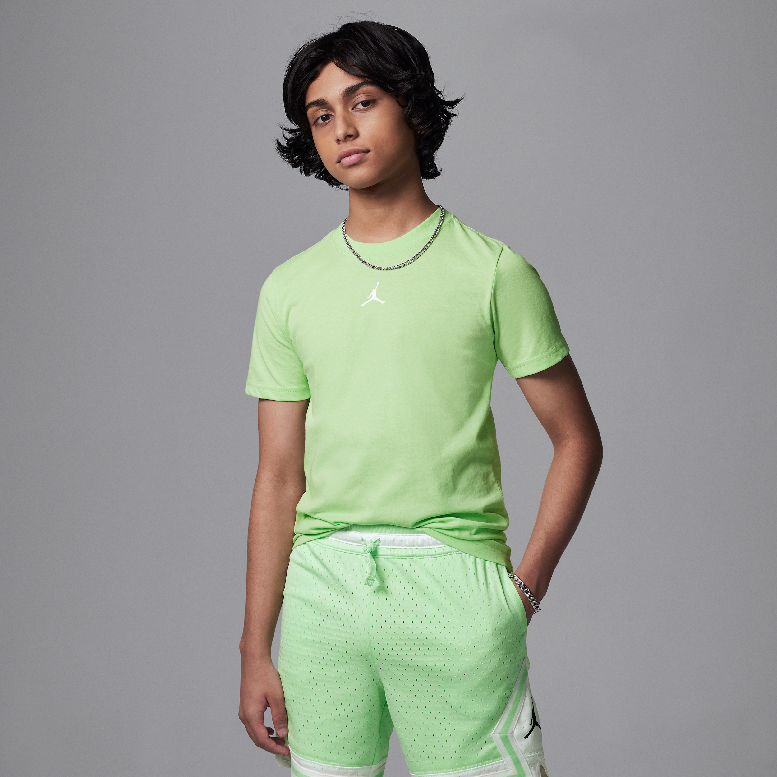 T-shirt Jordan Dri-FIT Sport Core pour ado - Vert