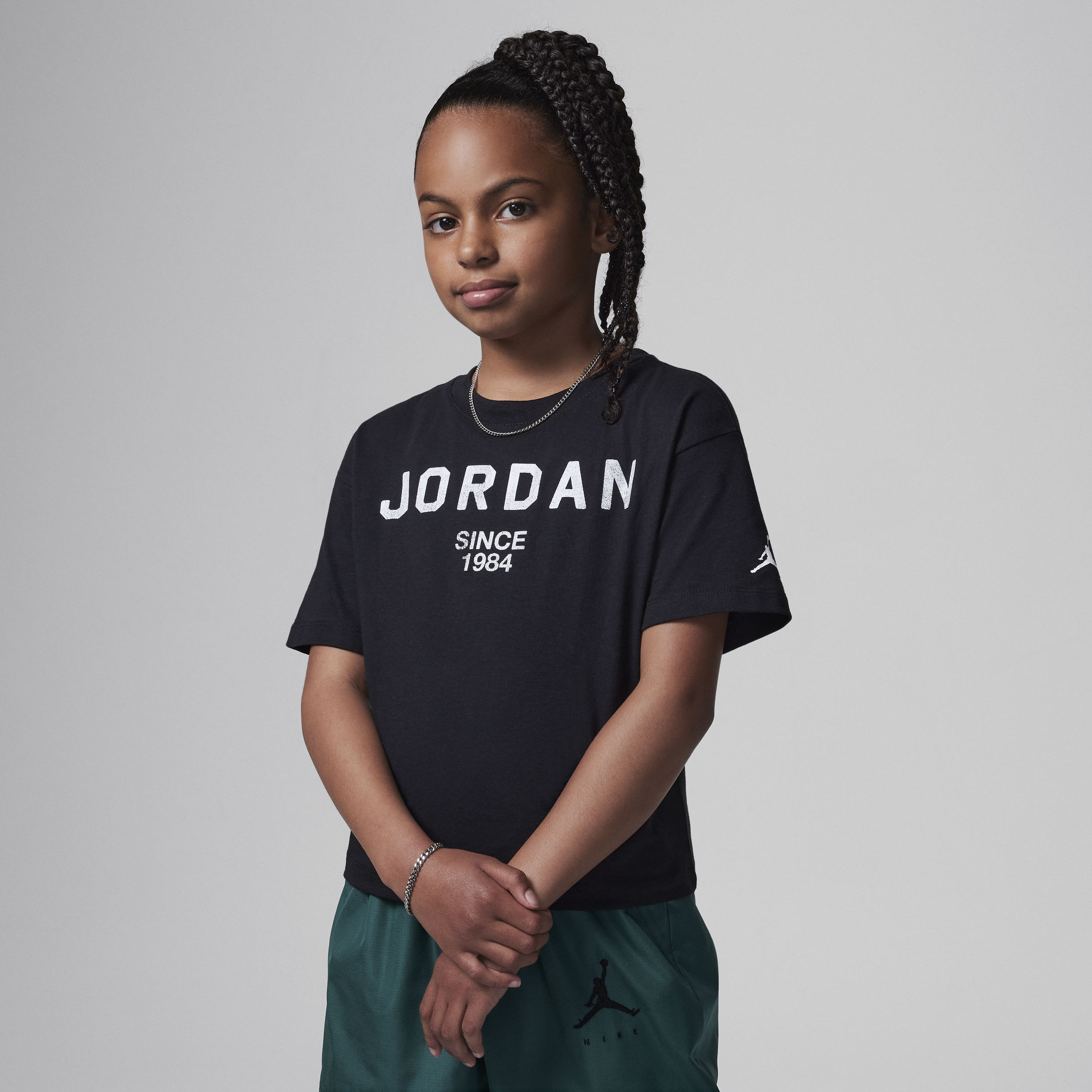 T-shirt à motif Jordan pour ado - Noir