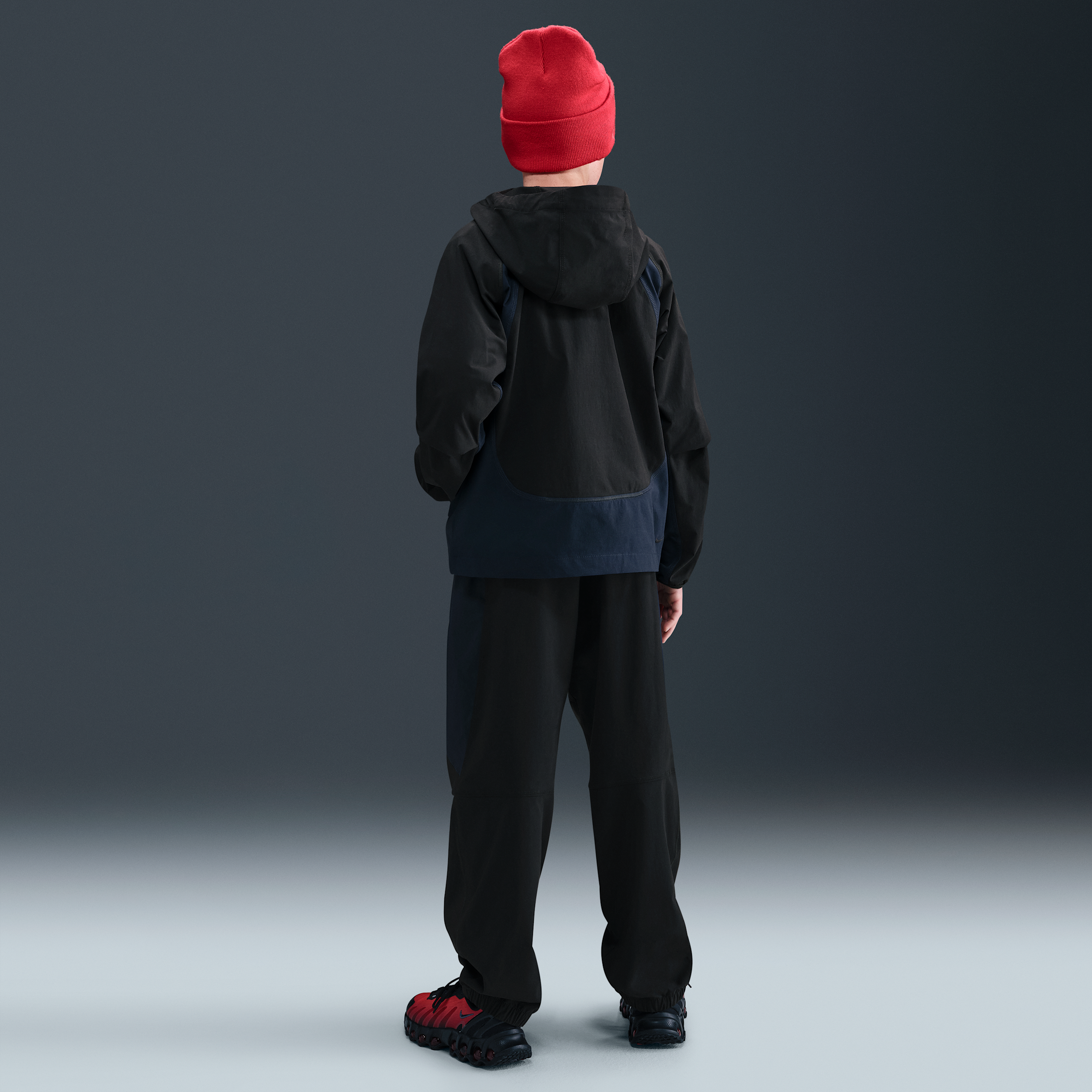 Thumbnail - Nike Tech Webjacke (ältere Kinder, Jungen) - Schwarz