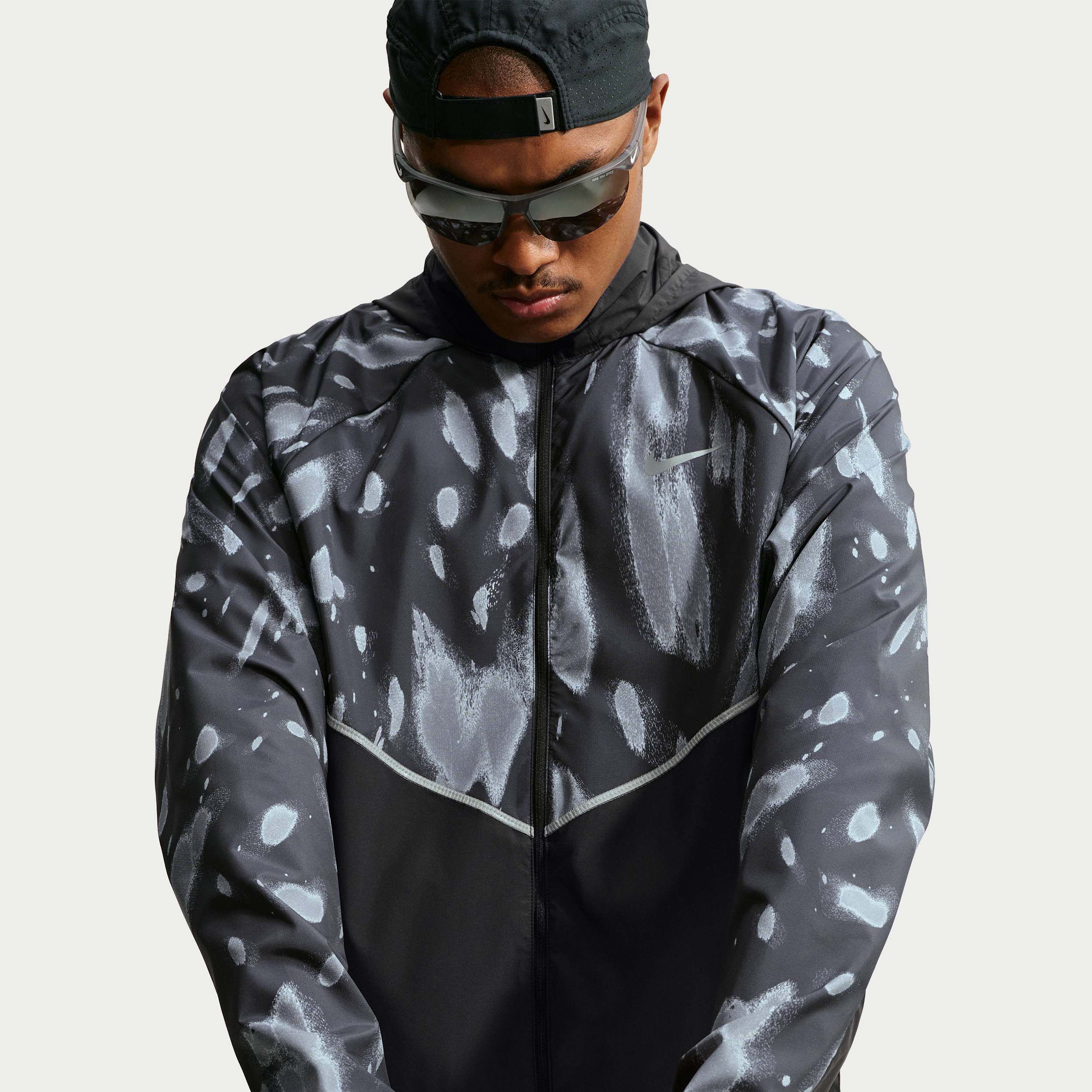 Nike Veste De Running Imprimee Deperlante Avec Protection Uv Nike Miler Pour