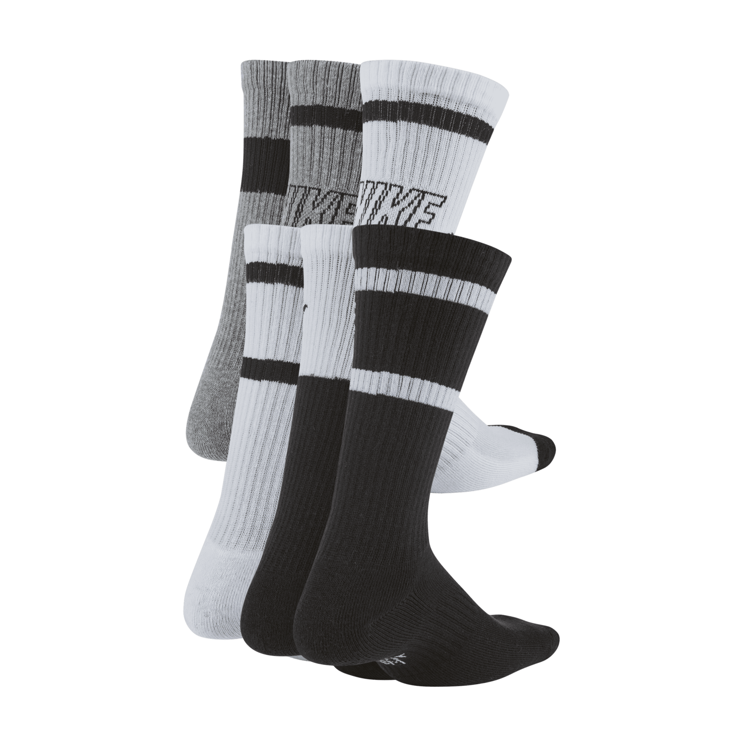 Thumbnail - Nike Everyday gepolsterte Crew-Kindersocken (6 Paar) - Multi-Color