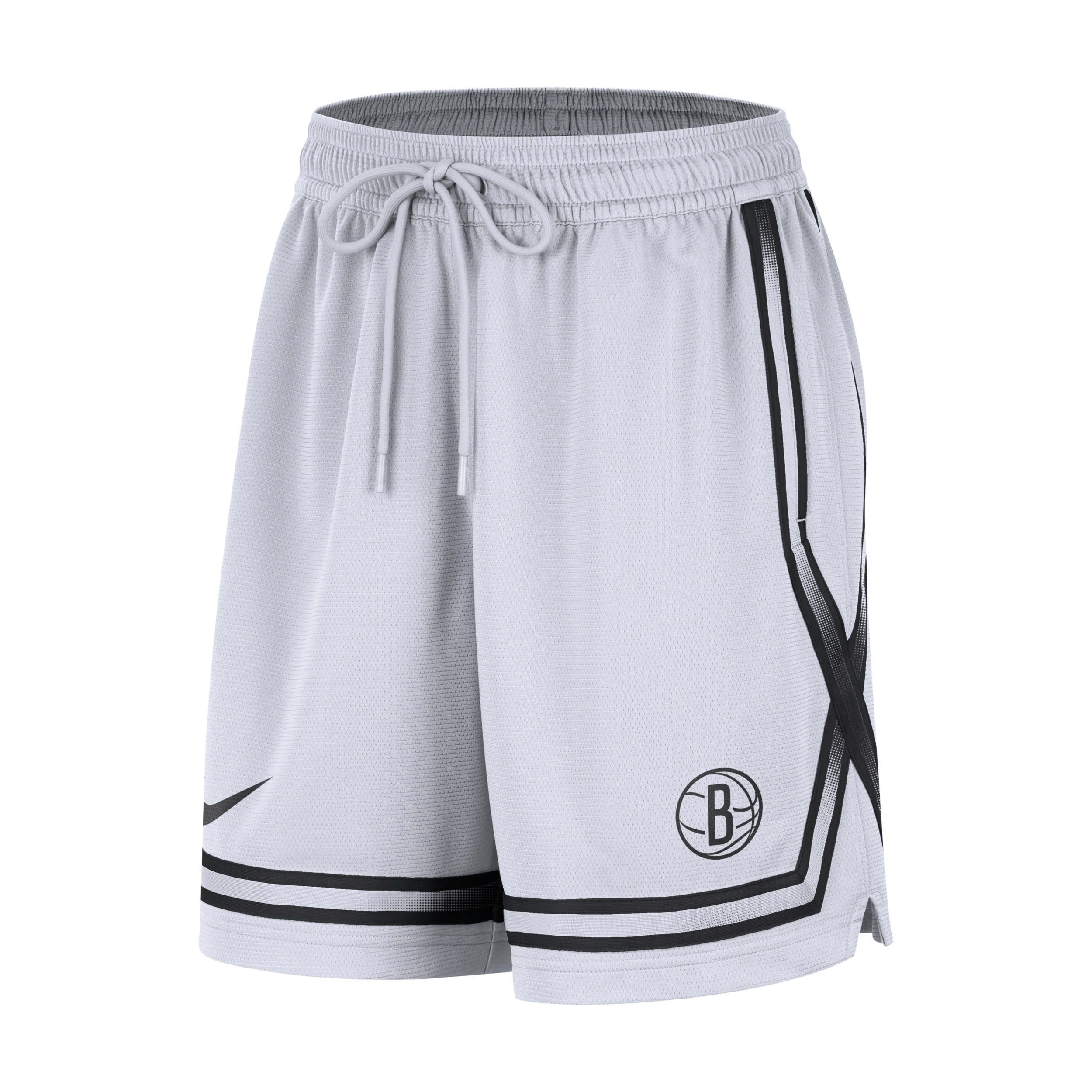 Short Nike Dri-FIT NBA Brooklyn Nets Fly Crossover pour femme - Blanc