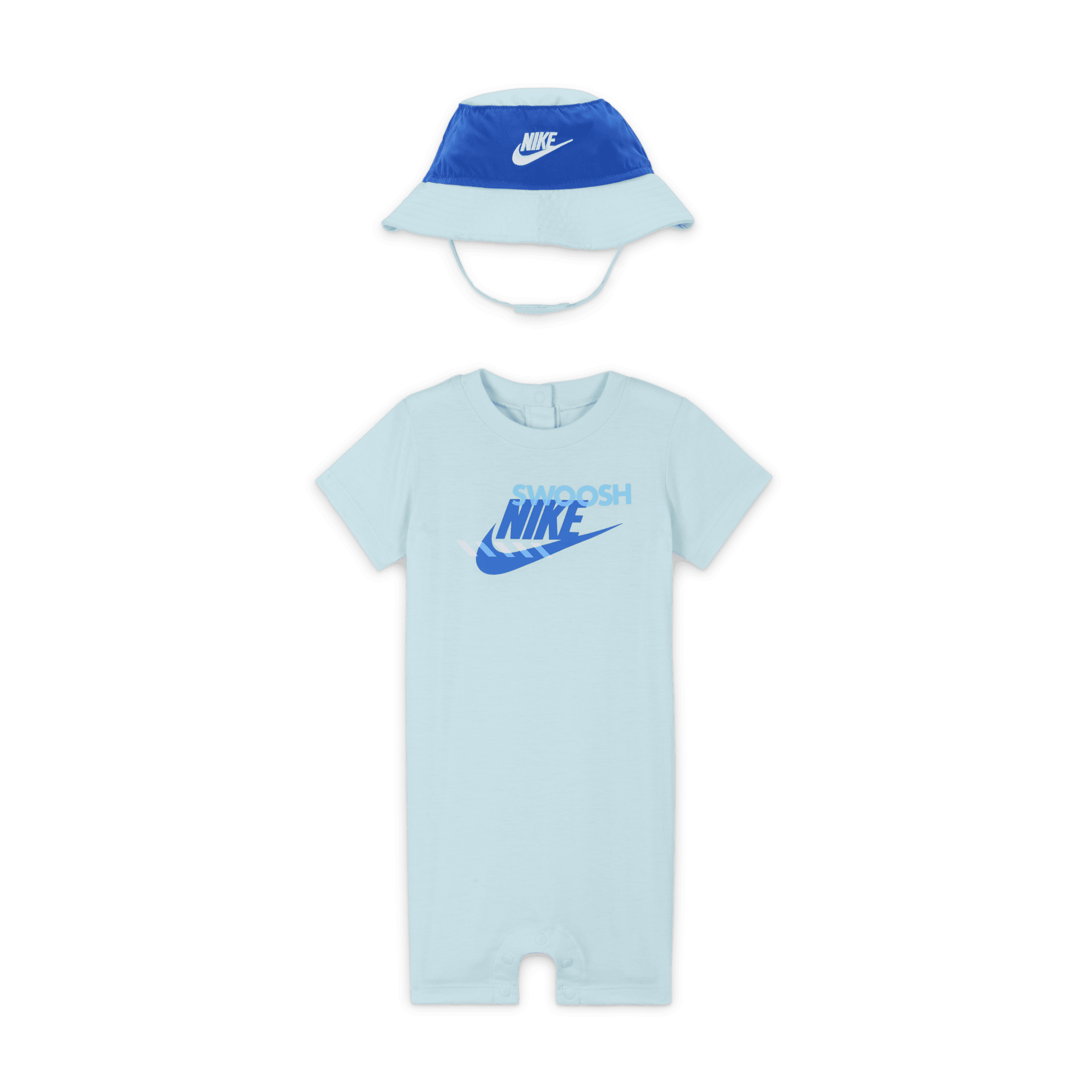 Completo con mini-tuta e cappello Nike PE – Bebè (12-24 mesi) - Blu