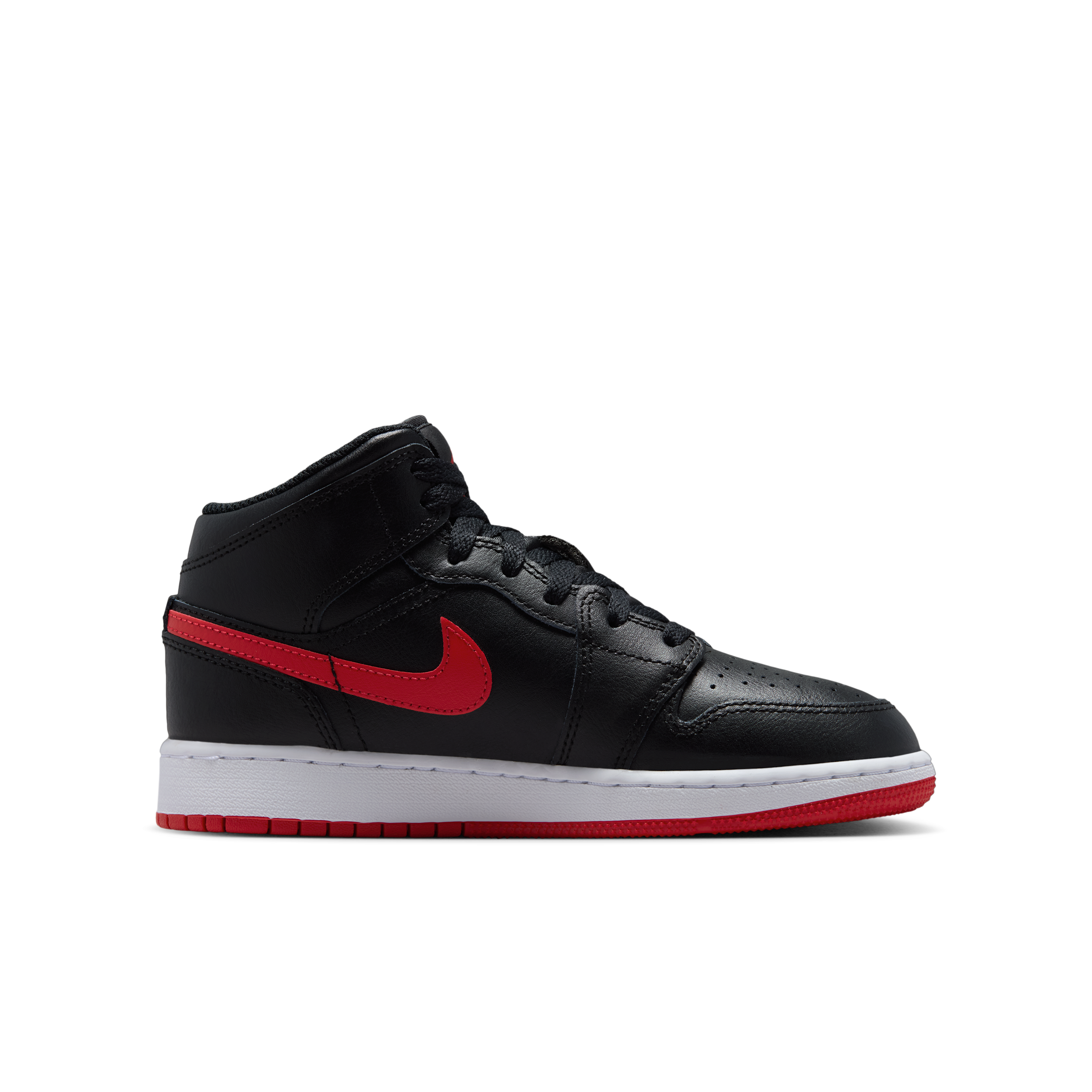 Air Jordan 1 Mid Kinderschoenen - Zwart - DQ8423-005