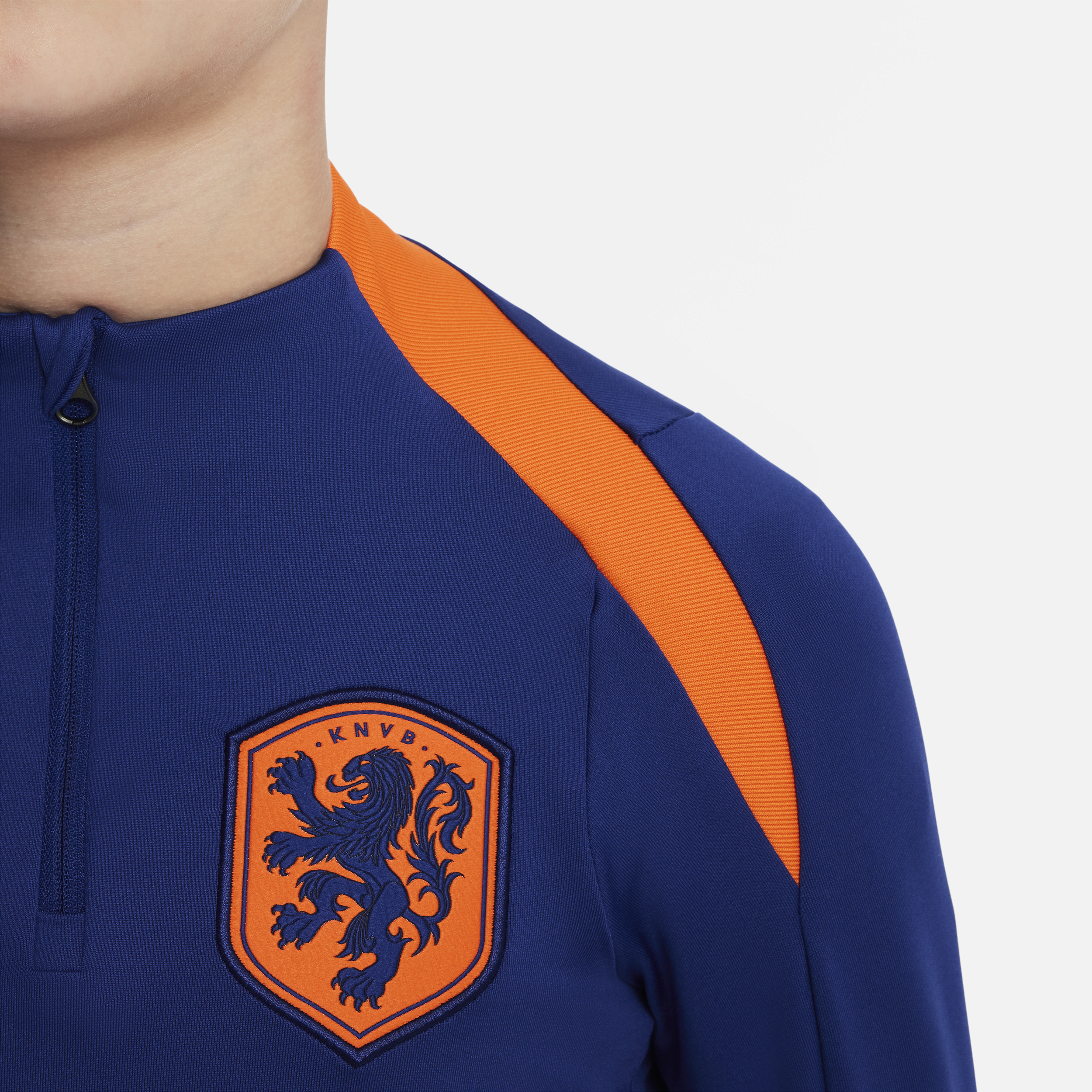 Nike Nederland Strike Dri-FIT voetbaltrainingstop voor kids Blauw