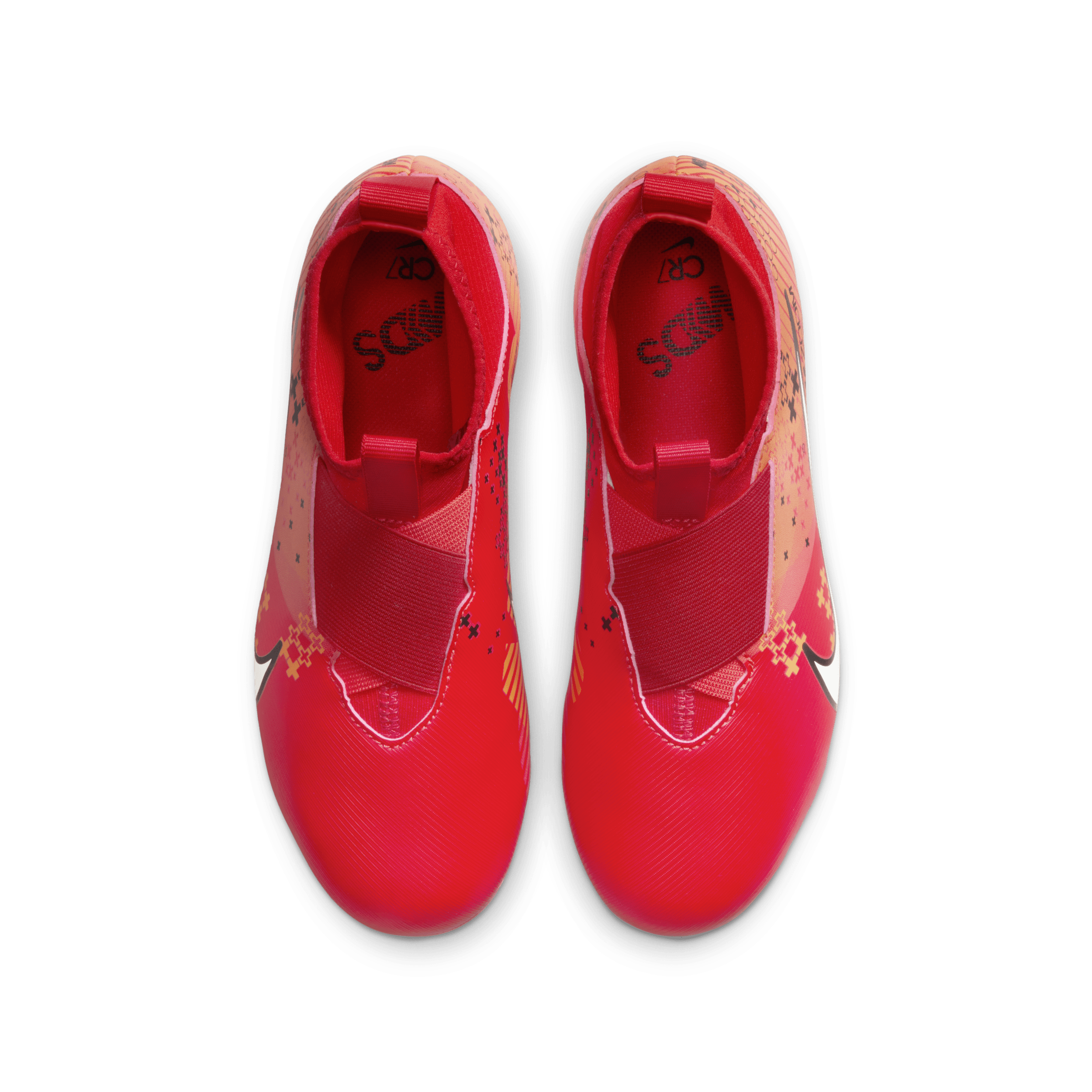 Nike Jr. Superfly 9 Academy Mercurial Dream Speed high-top voetbalschoenen voor kleuters kids (meerdere ondergronden) Rood