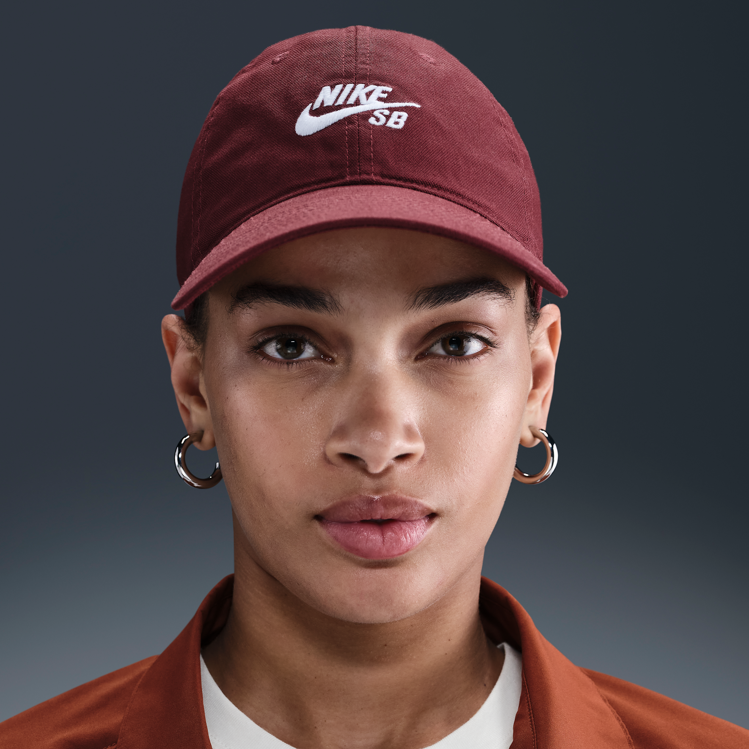 Nike SB Club Unstructured Skate Cap - Red - Cotton - 50% Organic Cotton