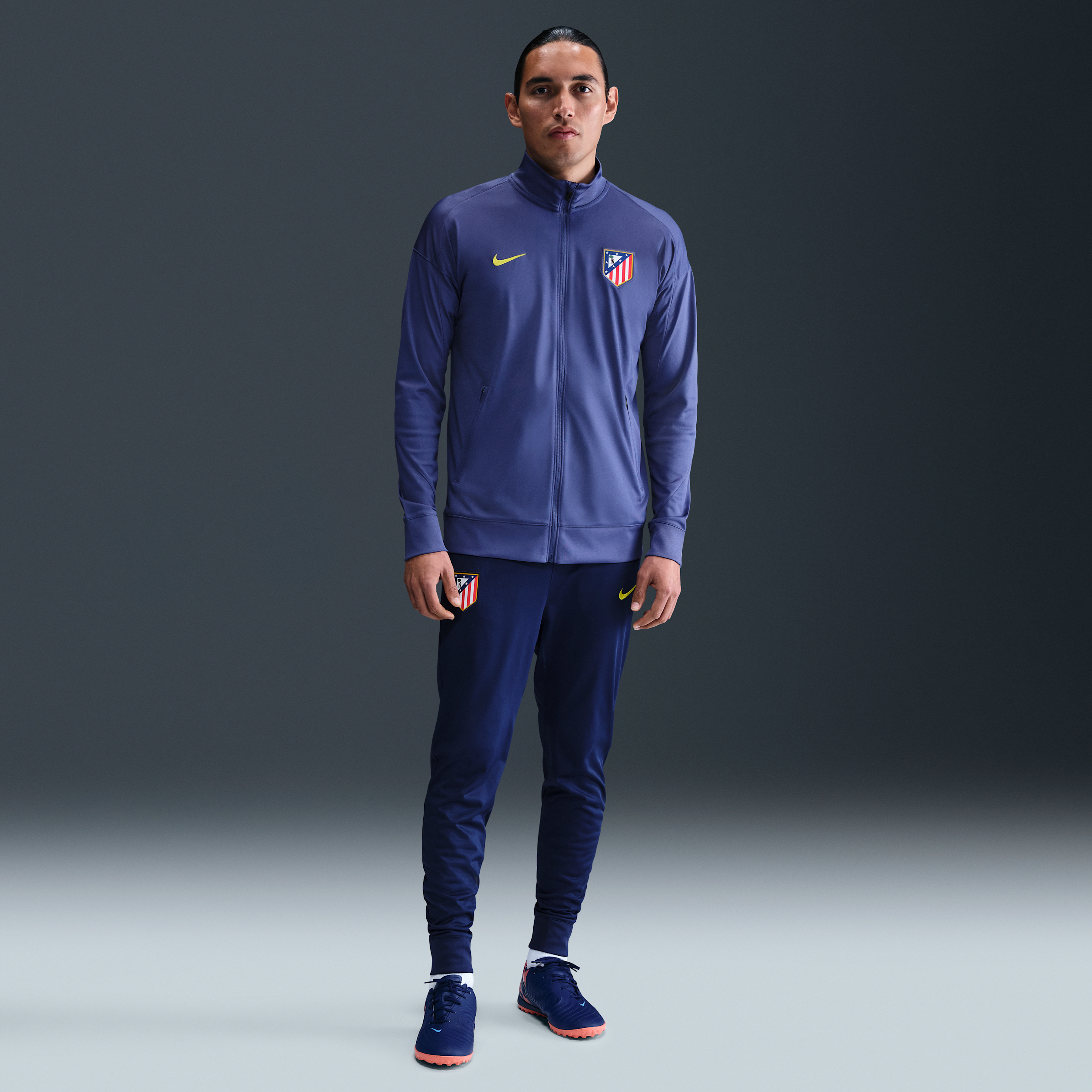 Thumbnail - Atlético Madrid Strike Nike Dri-FIT Fußball-Trainingsanzug aus Strickmaterial (Herren) - Lila