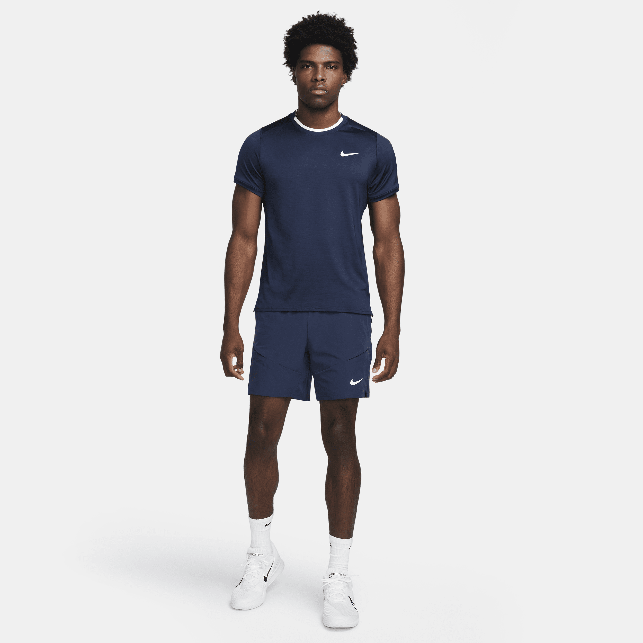 Nike Court Advantage Dri-FIT tennistop voor heren Blauw