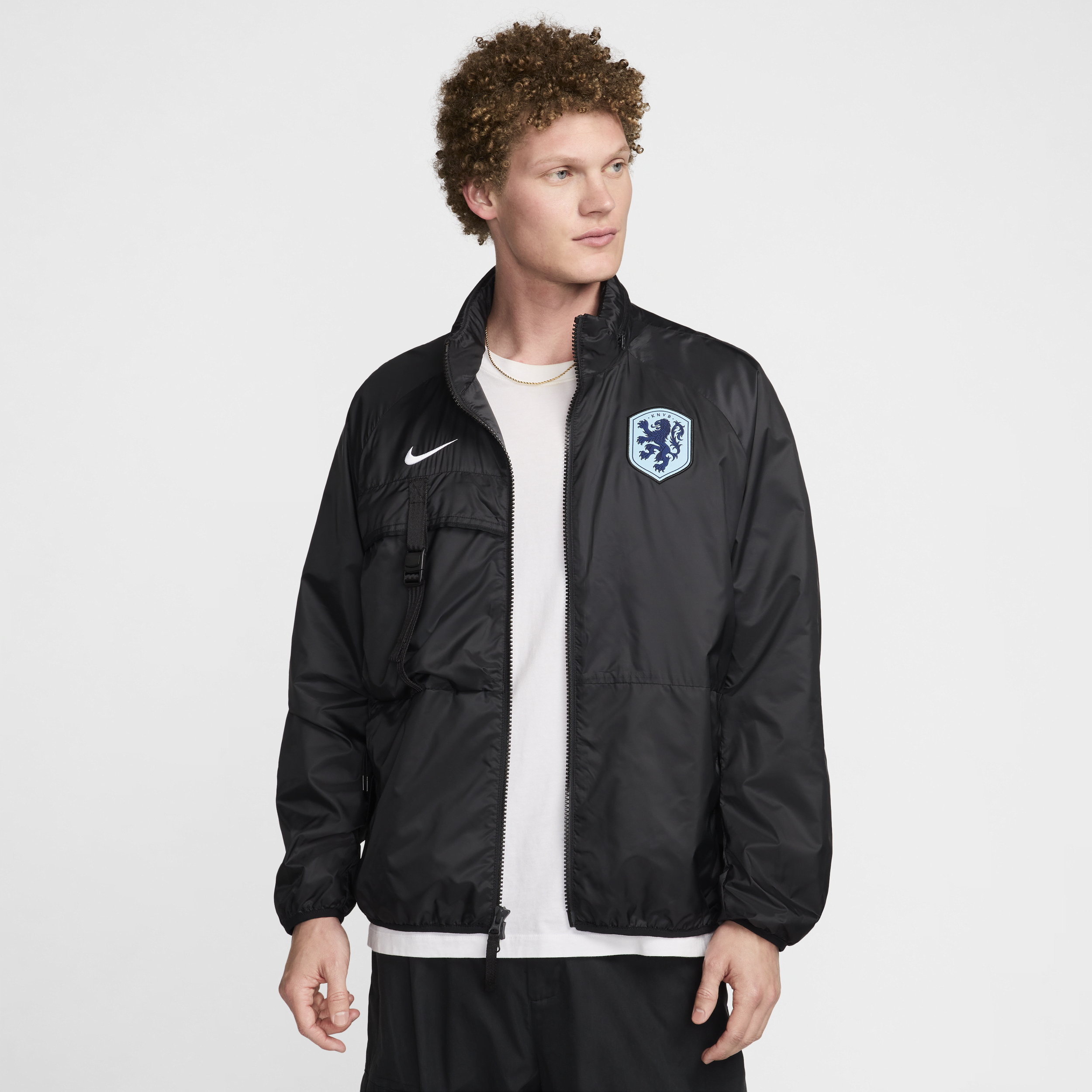 Veste Nike Football Halo Pays-Bas pour homme - Noir